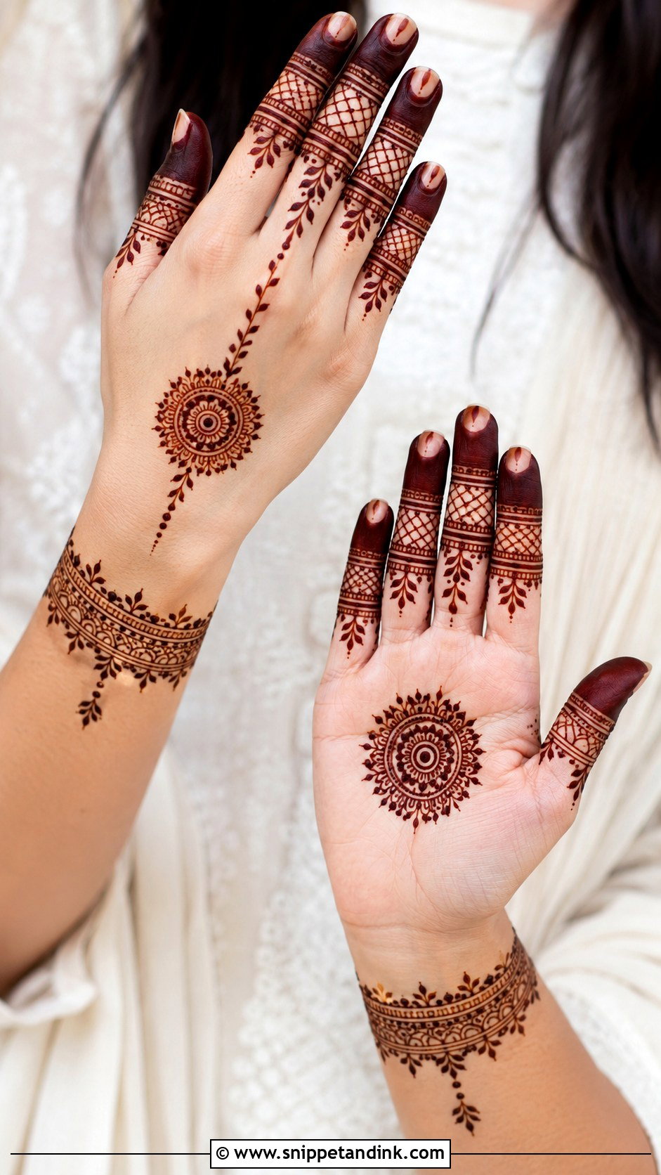 Finger Wedding Mehndi Design - Snippet and Ink - 35 Latest Wedding Mehndi Designs