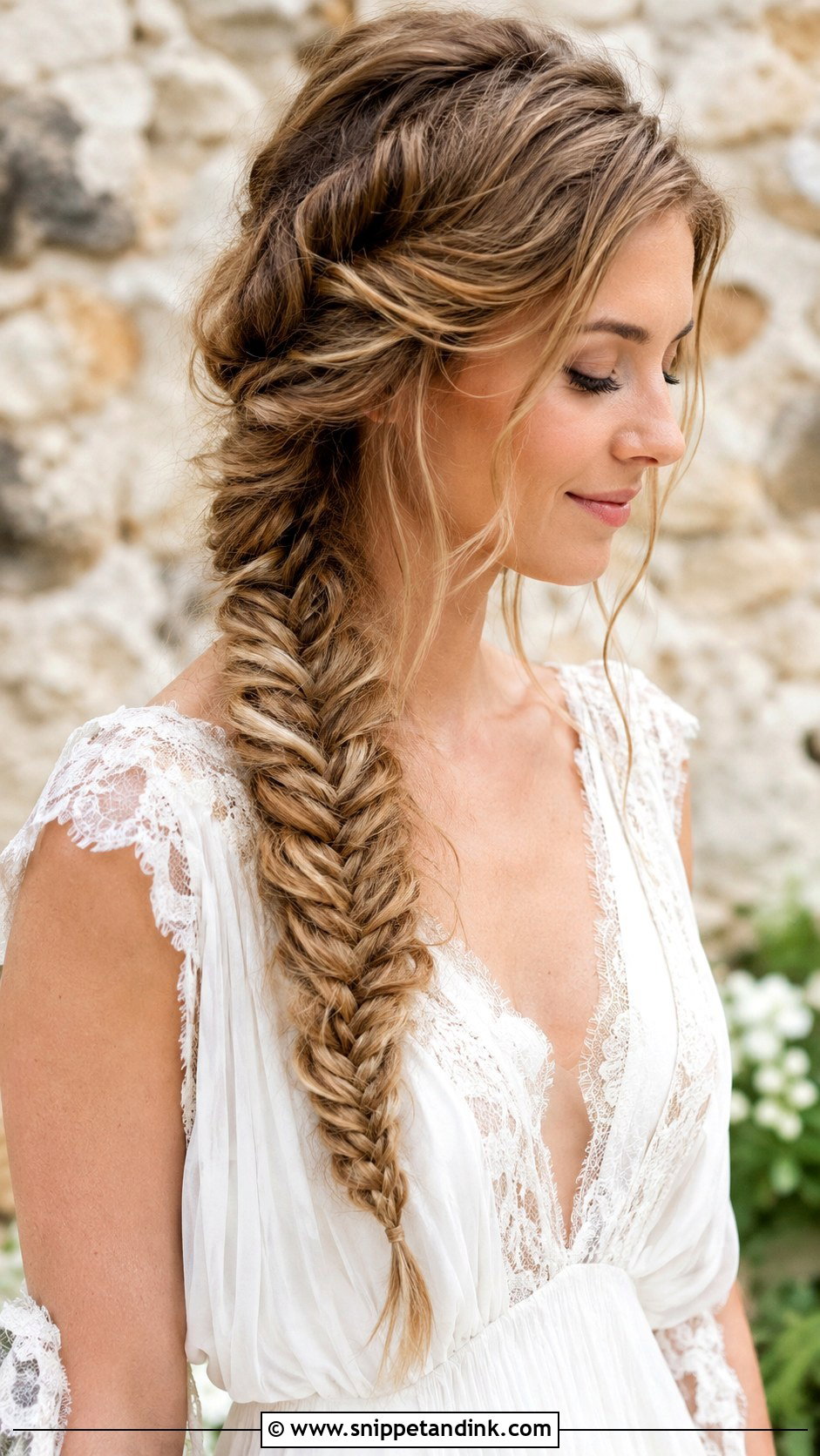 Fishtail Braid - Snippet and Ink - 20 Bridal Guest Hairstyles