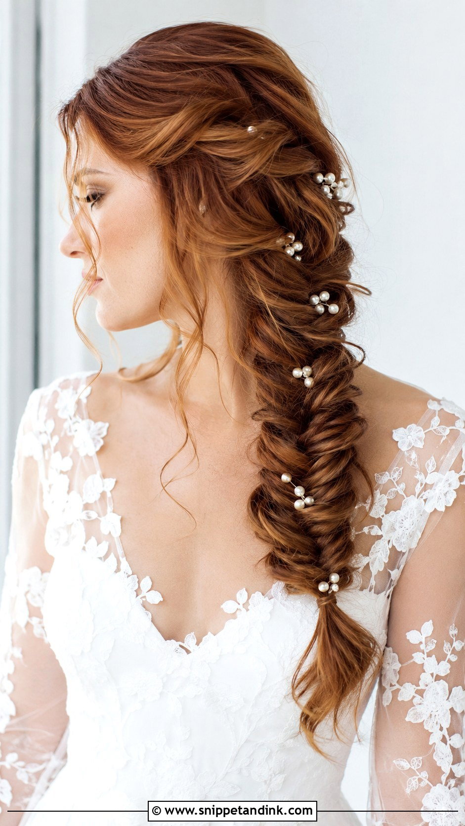 Fishtail Braid - Snippet and Ink - 20 Wedding Party Hairstyles for Long Hair