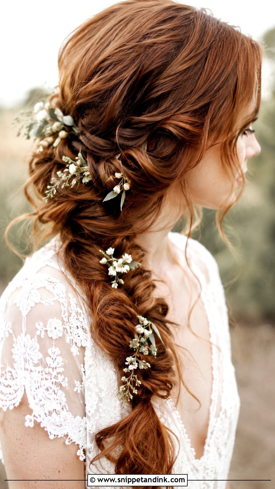 Fishtail Braid - Snippet and Ink - 25 Bridal Hair Ideas