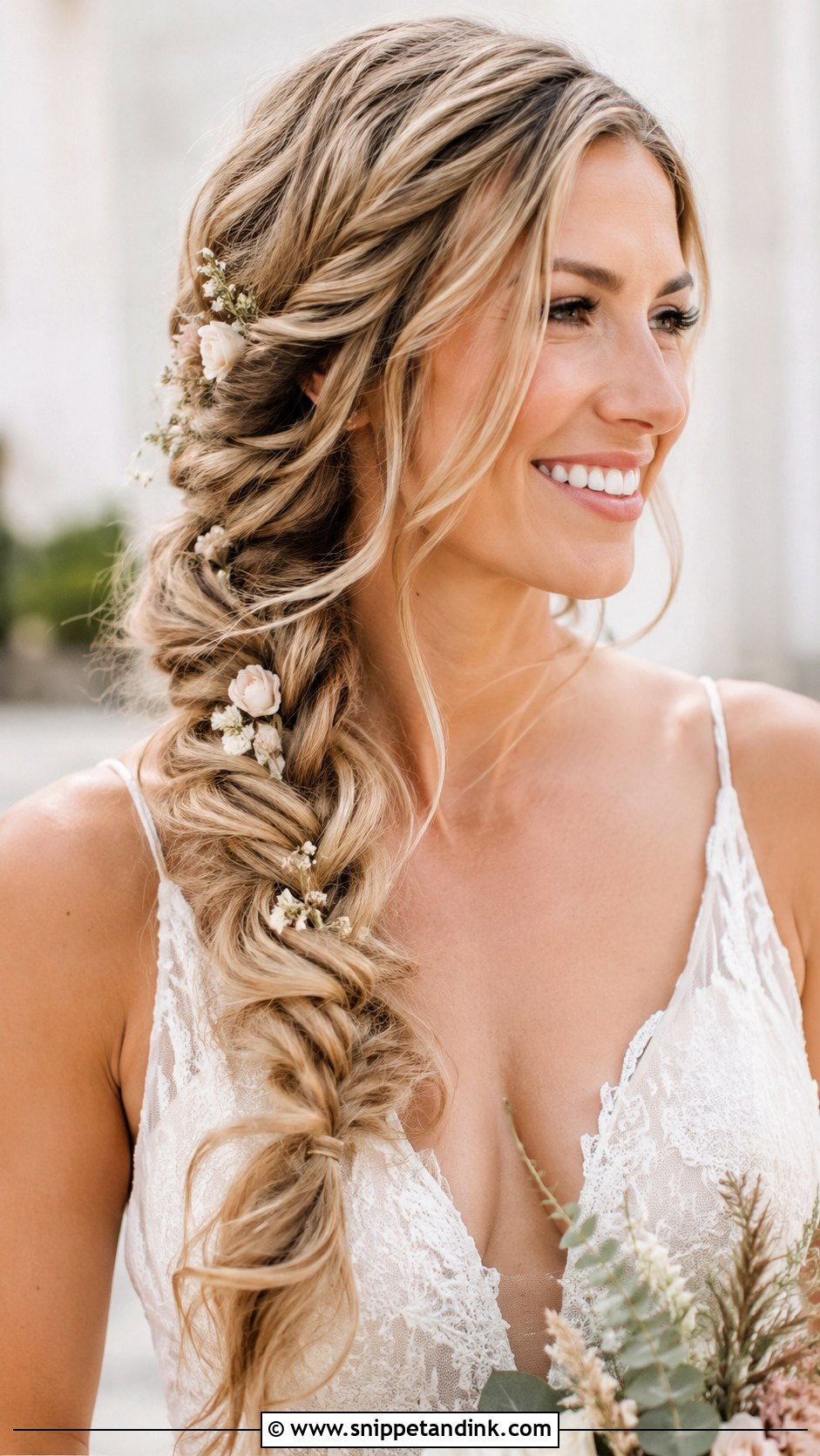 Fishtail Braid - Snippet and Ink - 25 Brides Hair