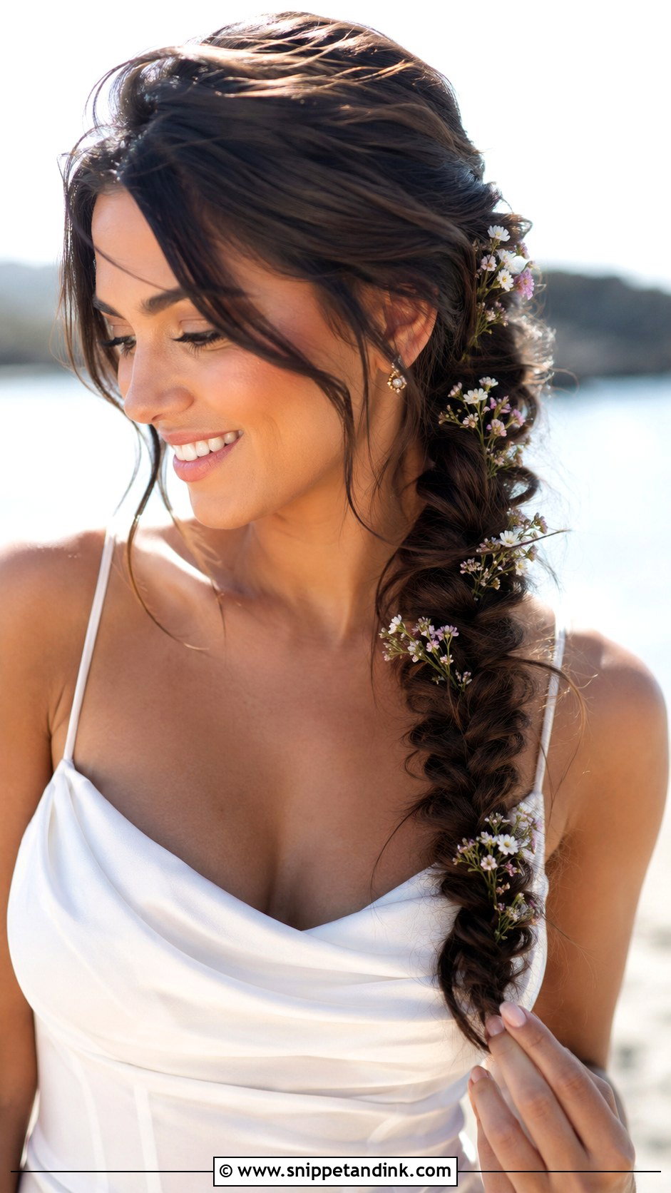 Fishtail Braid - Snippet and Ink - 25 Engagement Bride Hairstyle Ideas