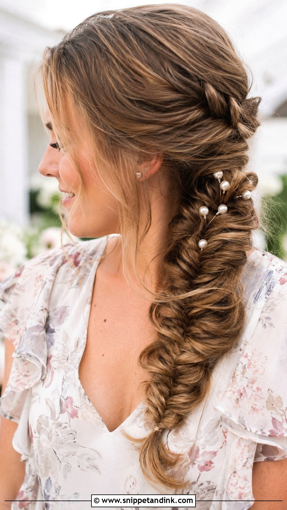 Fishtail Braid - Snippet and Ink - 25 Hair Ideas for Wedding Guest