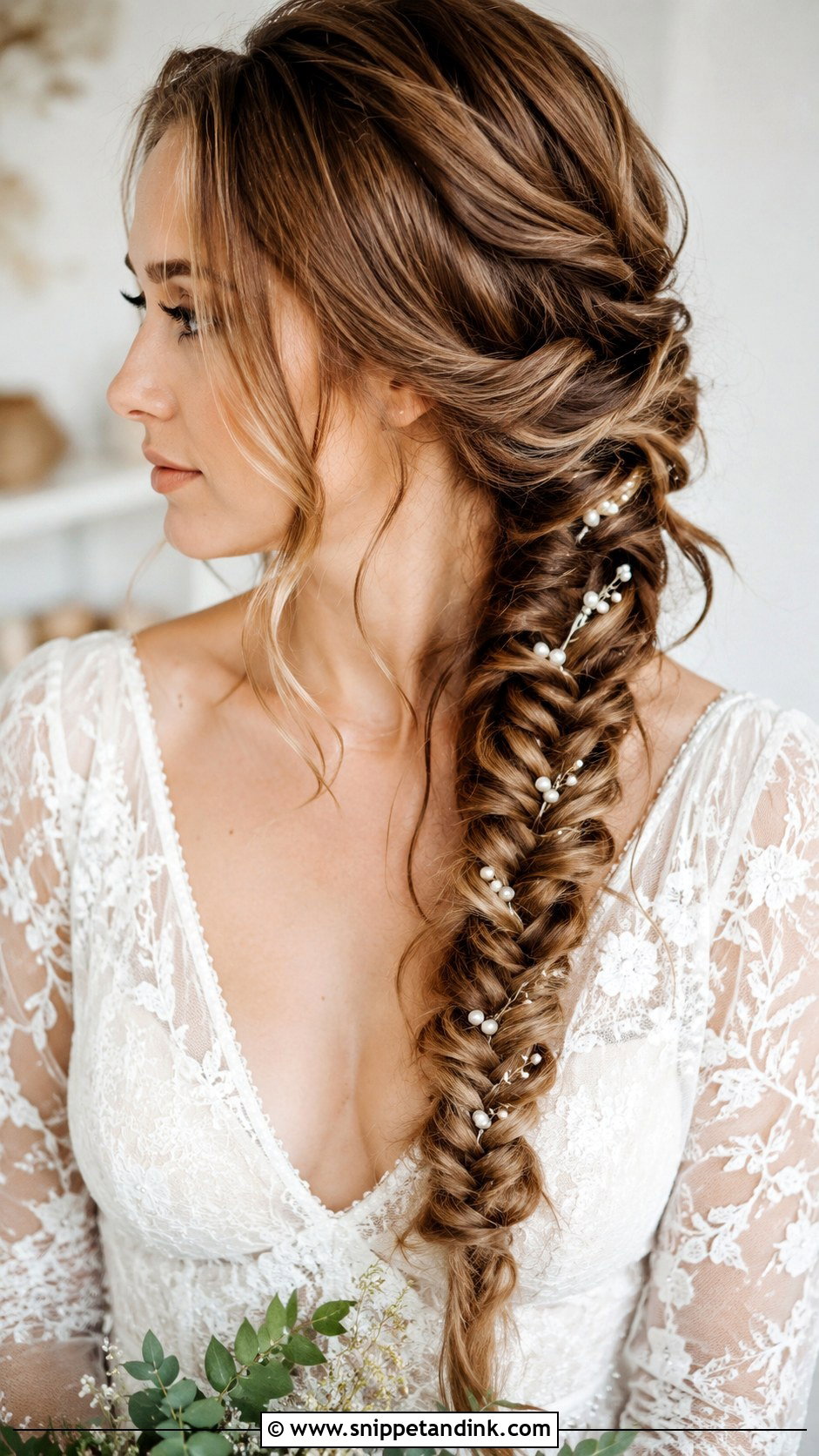 Fishtail Braid - Snippet and Ink - 25 Hair Styles for Wedding Bride