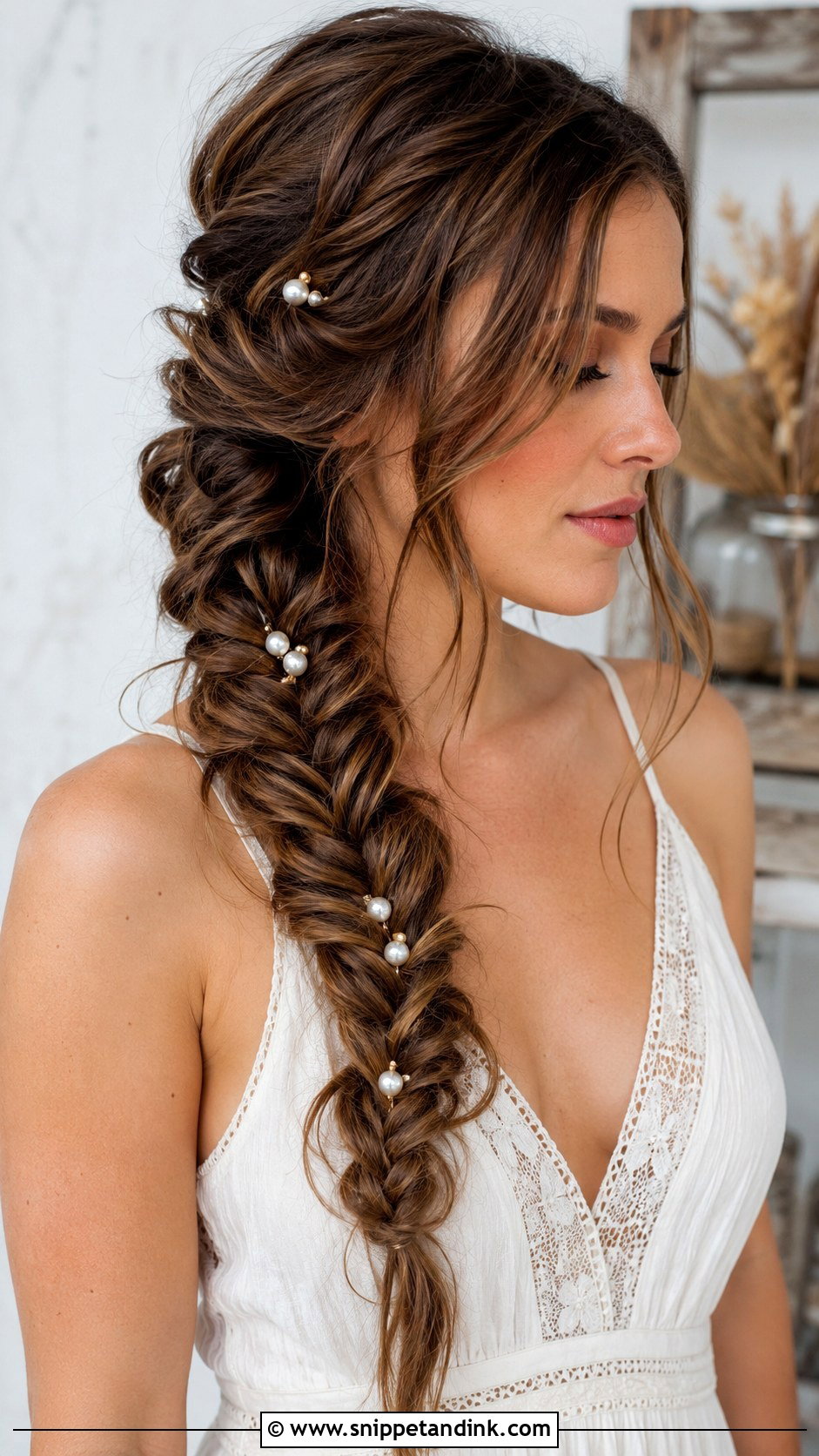 Fishtail Braid - Snippet and Ink - 25 Long Hairstyles for Wedding Guest