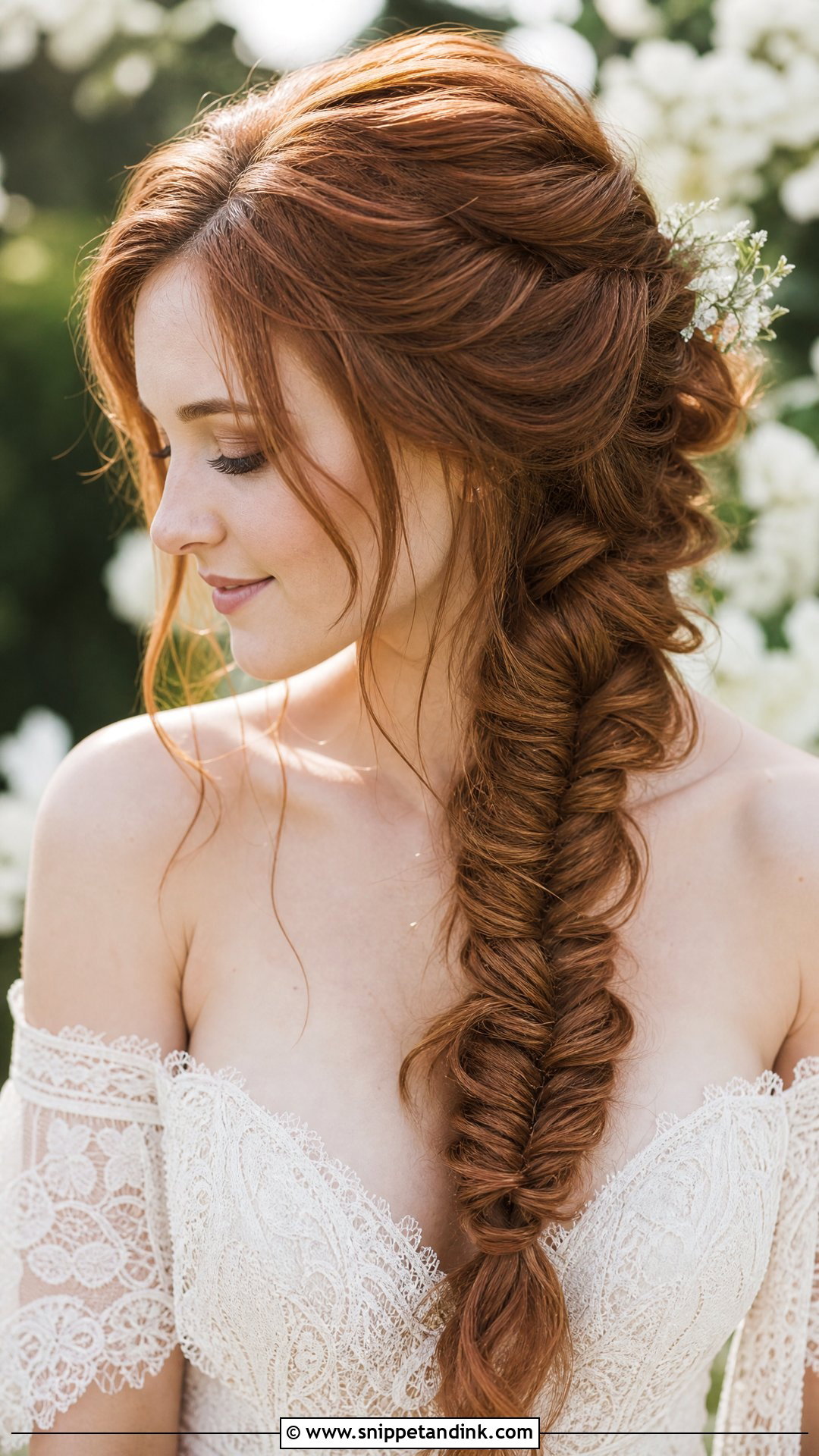 Fishtail Braid - Snippet and Ink - 20 Country Wedding Hairstyles