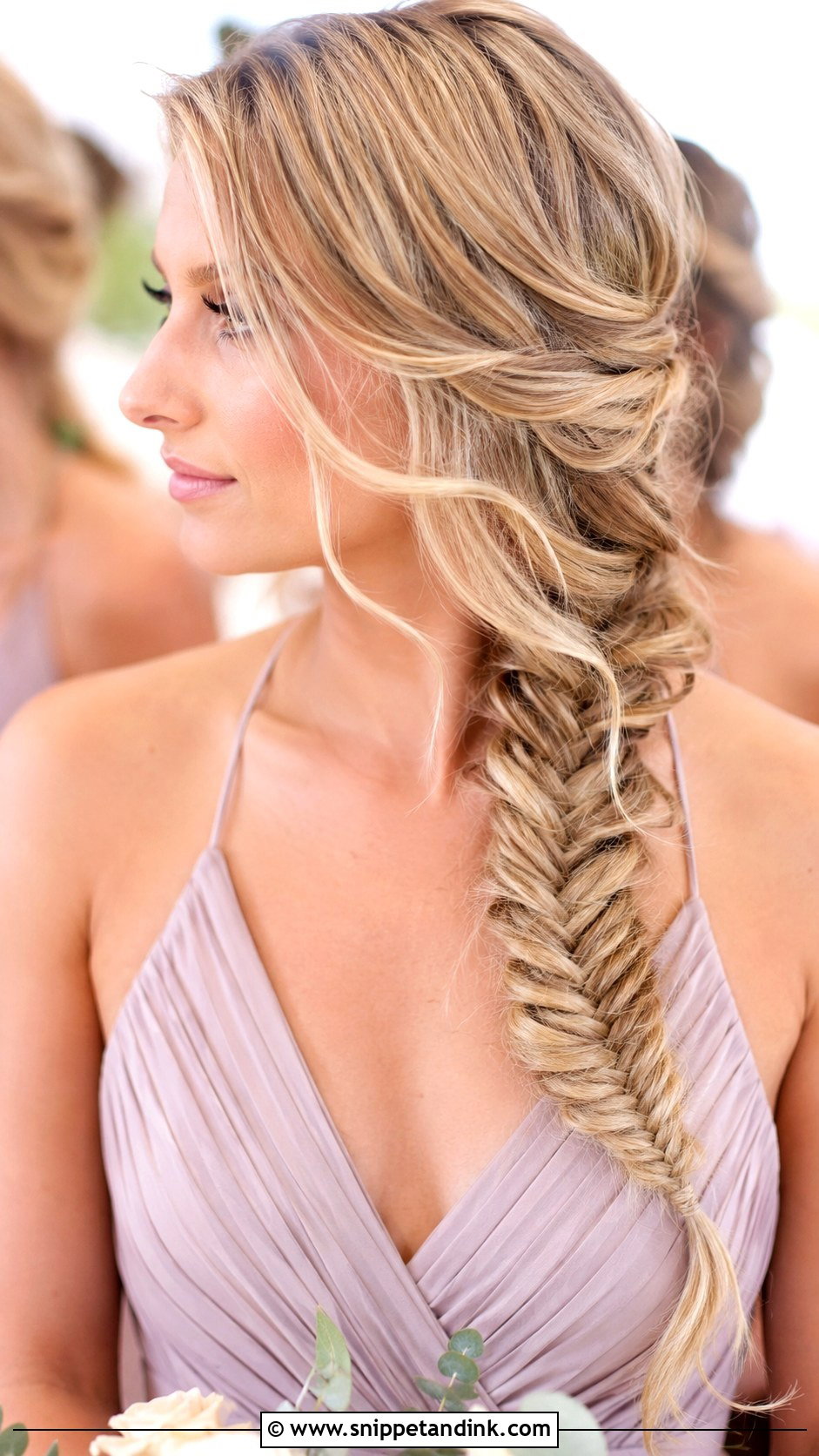 Fishtail Braid - Snippet and Ink - 30 Bridemaids Hairstyles