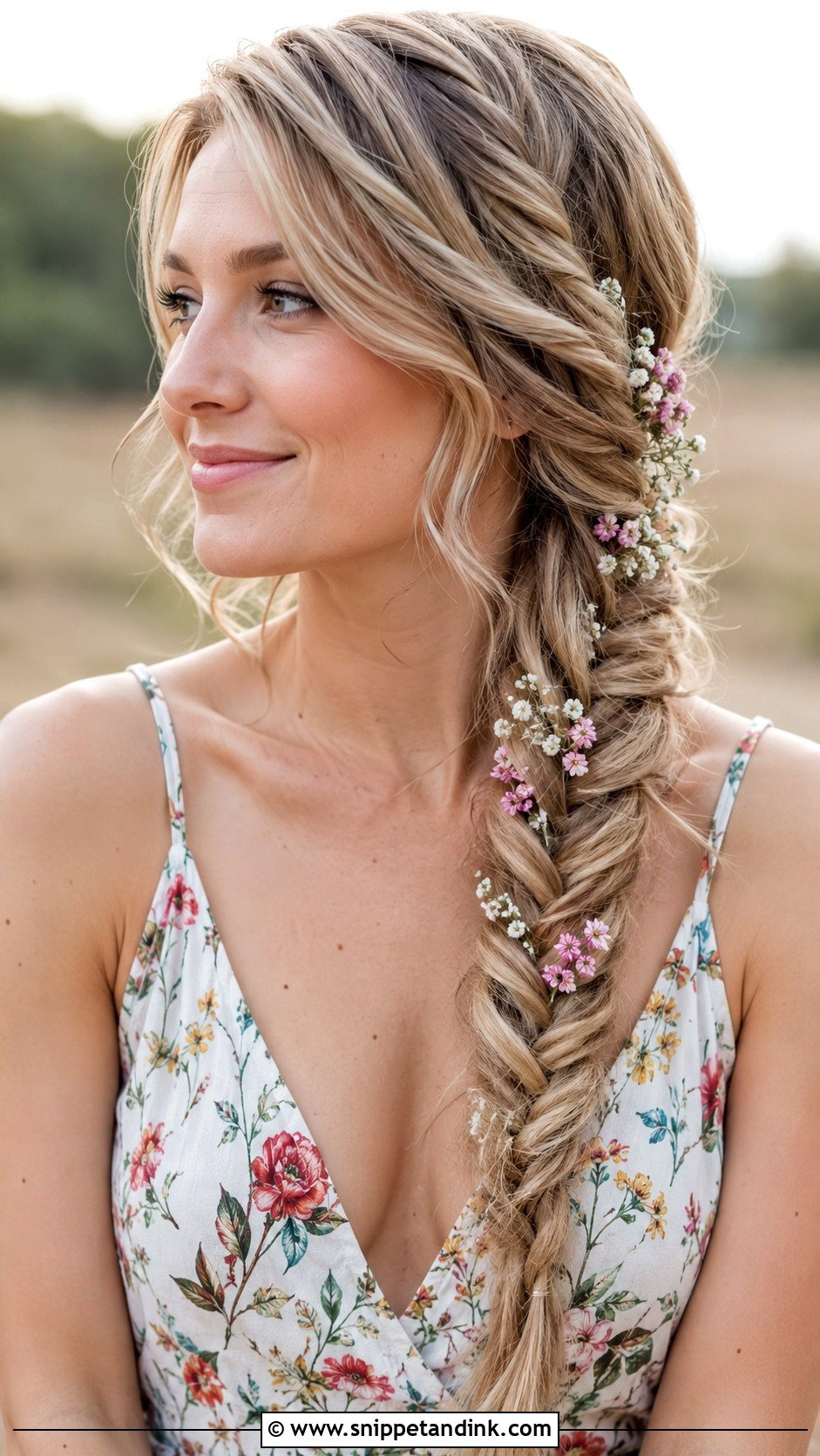 Fishtail Braid - Snippet and Ink - 30 Easy Wedding Guest Hairstyles