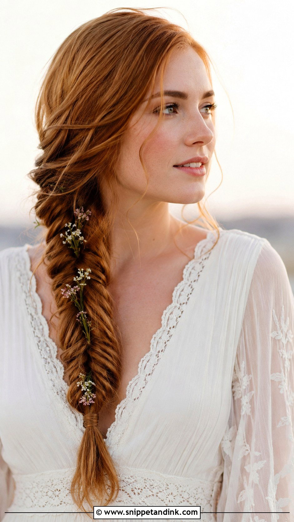 Fishtail Braid - Snippet and Ink - 30 Hairstyle for Engagement Ideas