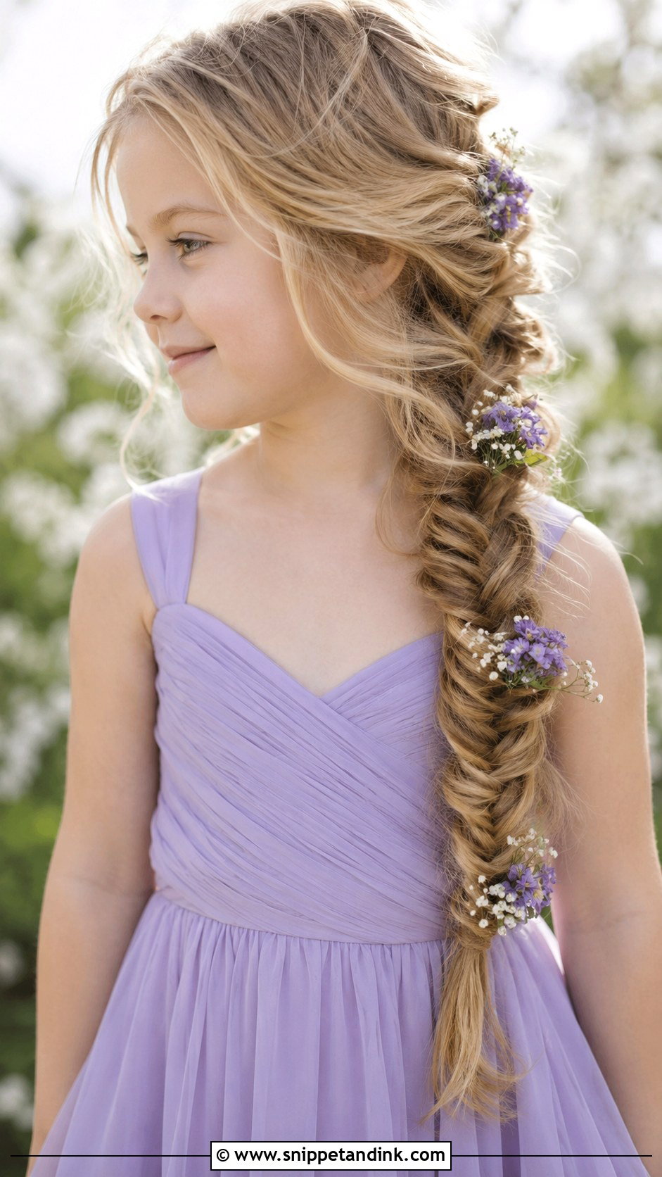 Fishtail Braid - Snippet and Ink - 20 Kid Wedding Hairstyles
