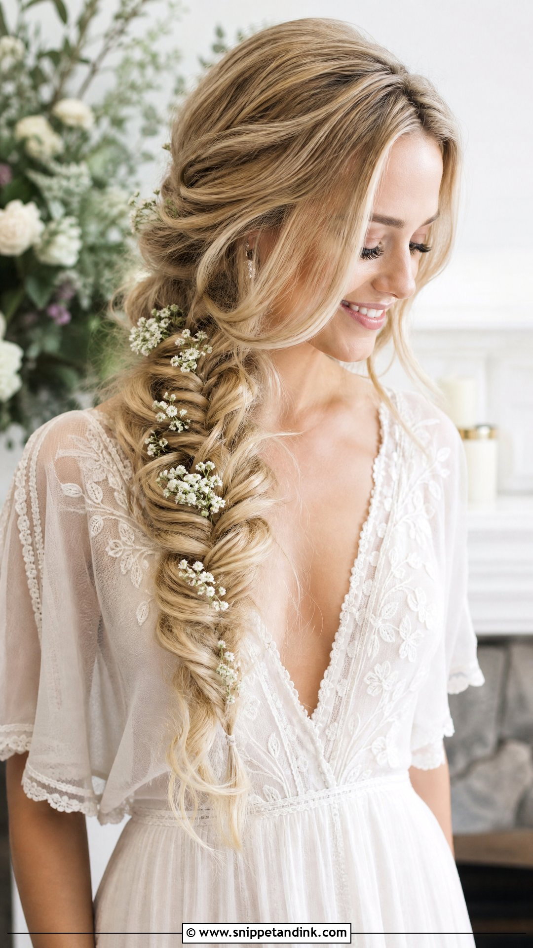 Fishtail Braid - Snippet and Ink - 20 Wedding Hairstyles 2024