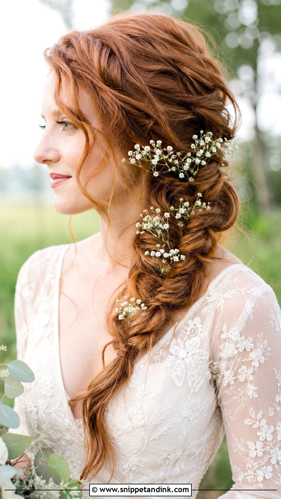 Fishtail Braid Bridal Hairstyle - Snippet and Ink - 20 Traditional Bridal Hairstyles