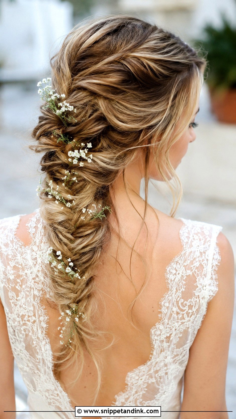 Fishtail Braid Bridal Hairstyle - Snippet and Ink - 30 Wedding Hairdo Ideas