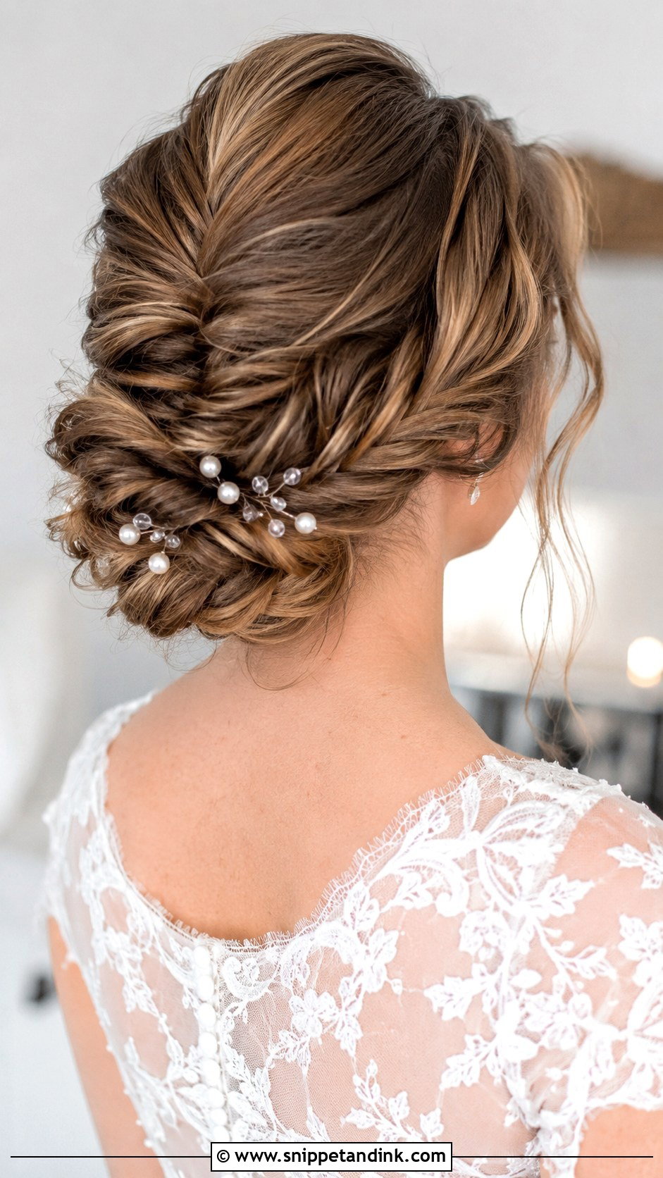 Fishtail Braid Bridal Updo - Snippet and Ink - 25 Bridal Braided Hairstyles