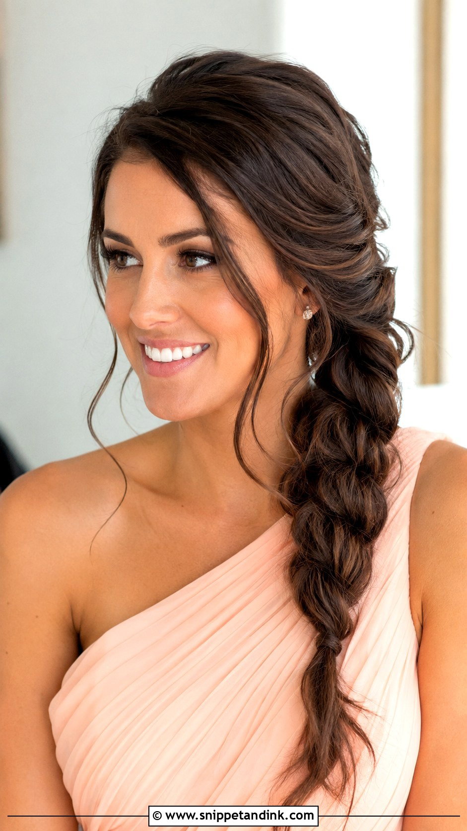 Fishtail Braid Bridesmaid Hair - Snippet and Ink - 30 Wedding Bridesmaid Hair Ideas