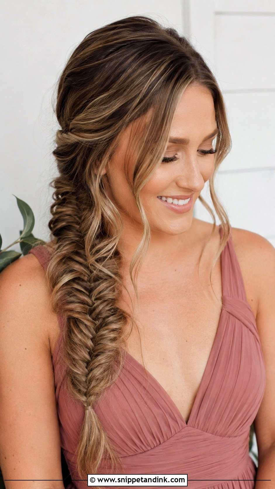 Fishtail Braid Bridesmaid Hair - Snippet and Ink - 20 Hair Ideas for Bridesmaids