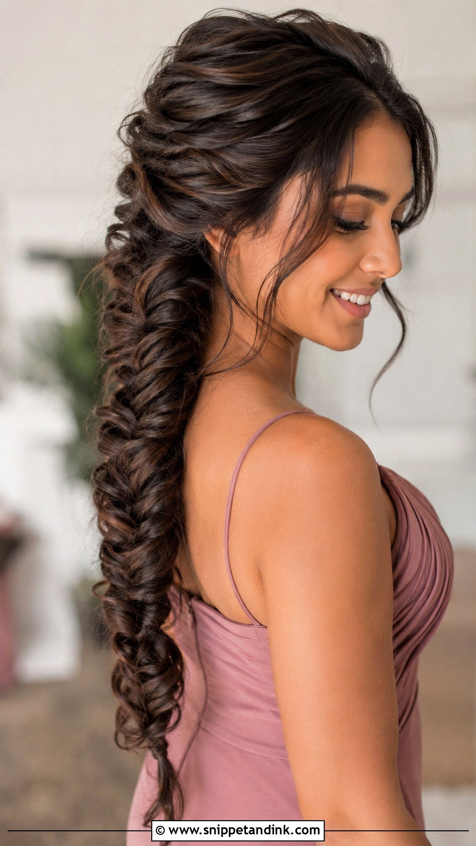 Fishtail Braid Bridesmaid Hair - Snippet and Ink - 30 Bridesmaid Hair Styles