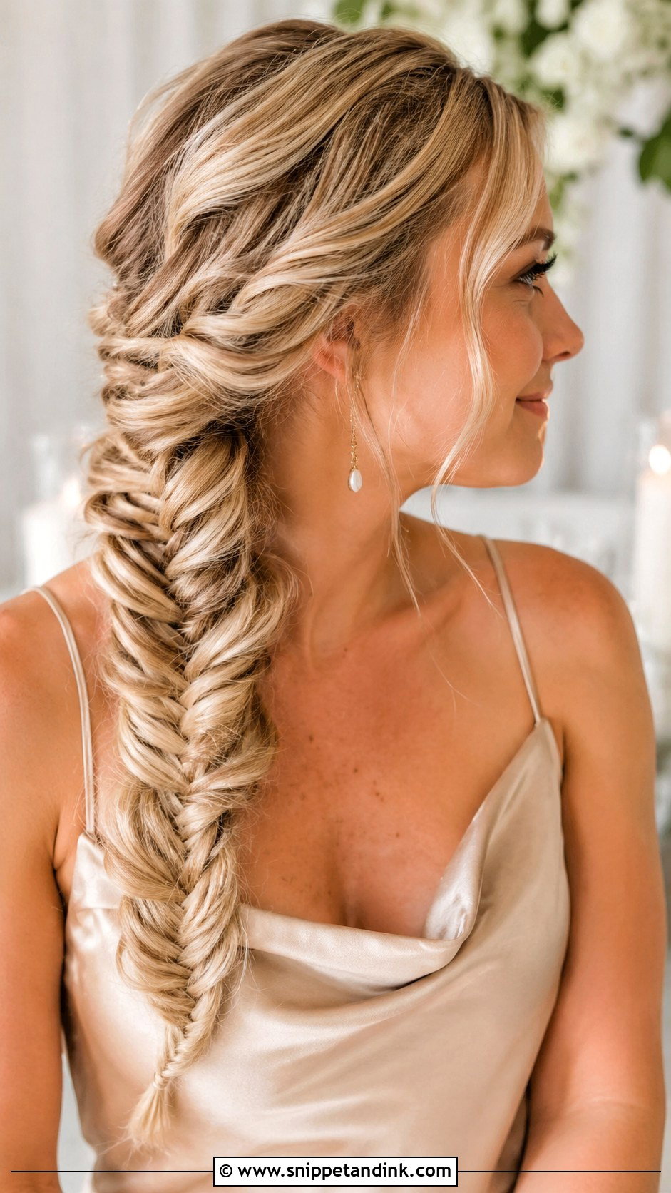 Fishtail Braid Bridesmaid Hair - Snippet and Ink - 20 Bridesmaid Hair with Braid Ideas