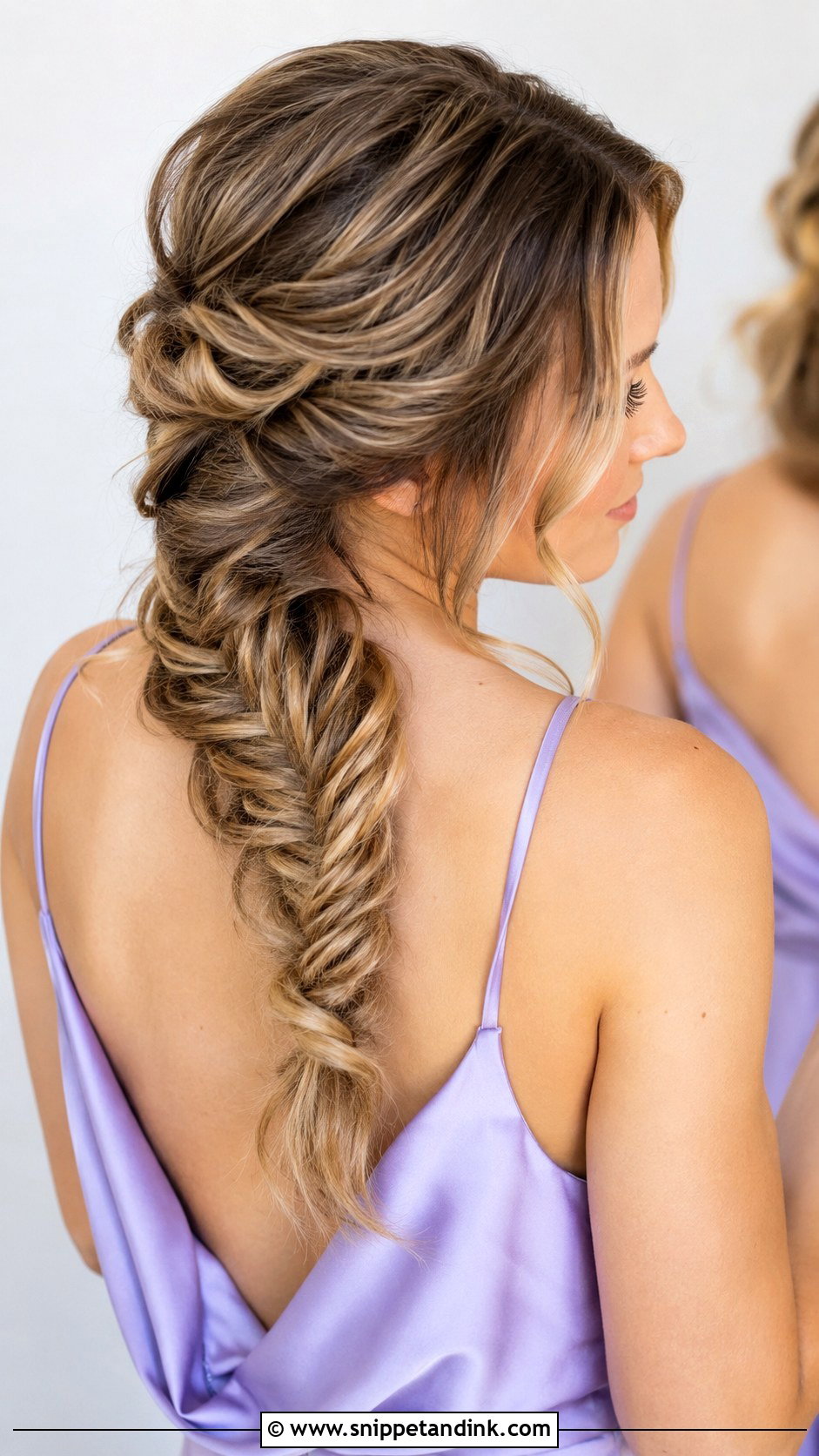 Fishtail Braid Bridesmaid Hairstyle - Snippet and Ink - 20 Bridesmaid Hairstyles with Braids