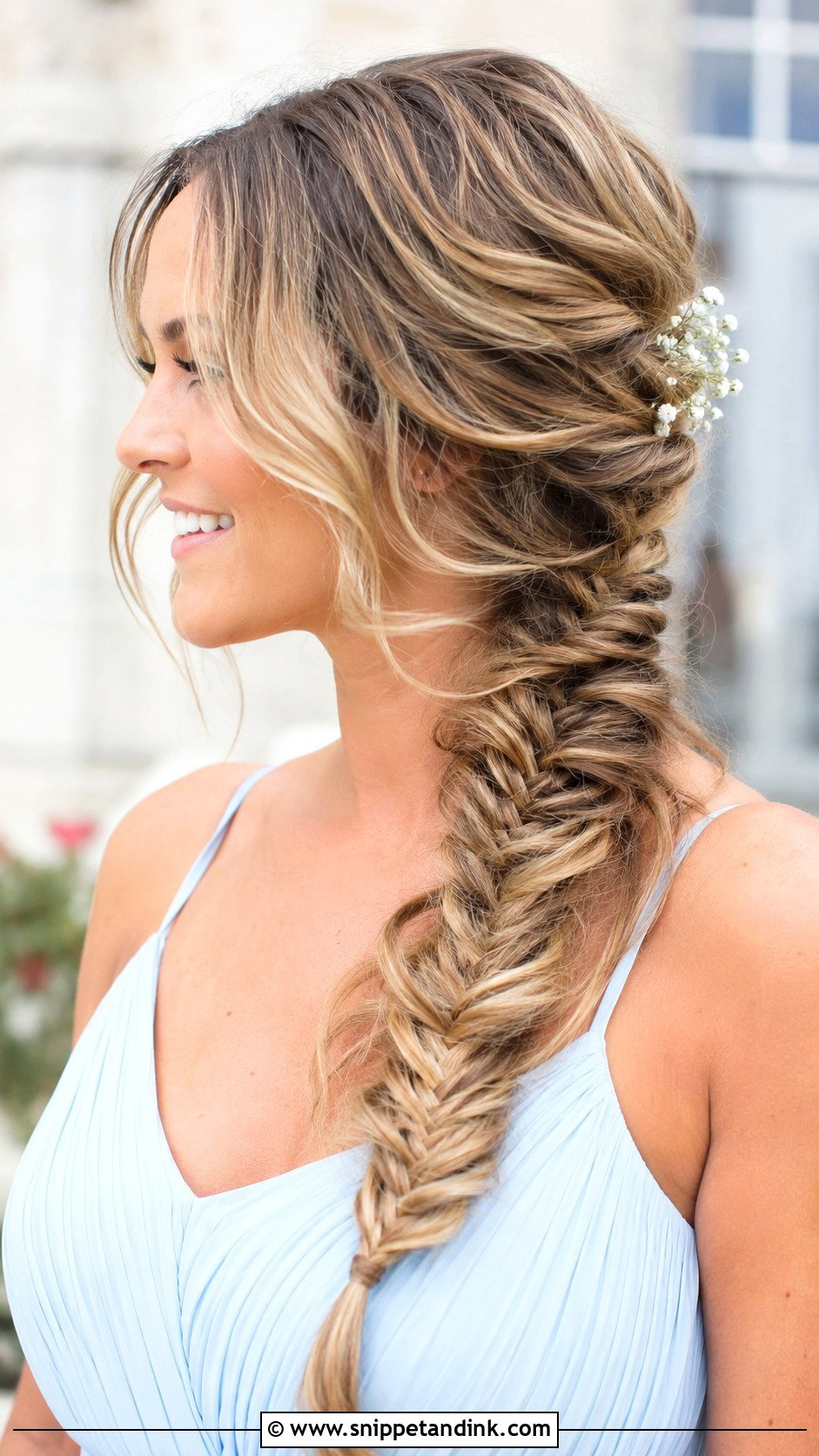 Fishtail Braid Bridesmaid Hairstyle - Snippet and Ink - 20 Cute Wedding Hairstyles Bridesmaid
