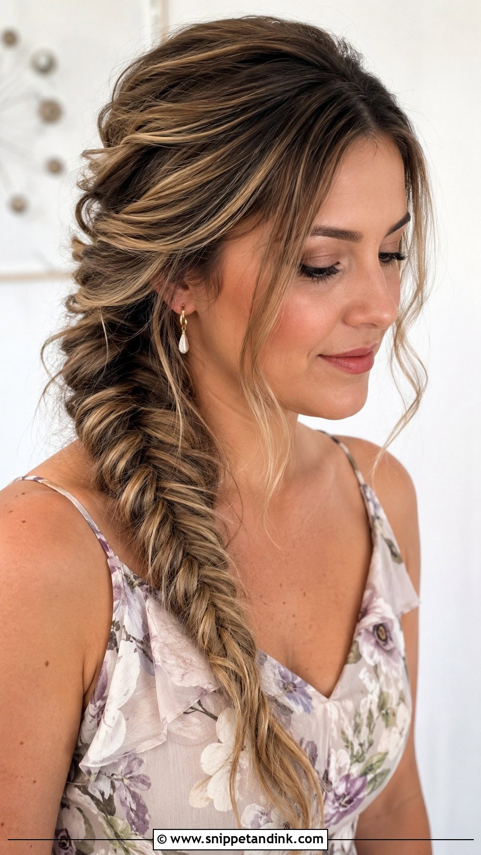Fishtail Braid Bridesmaid Hairstyle - Snippet and Ink - 20 Hairstyle for Bridesmaids Ideas