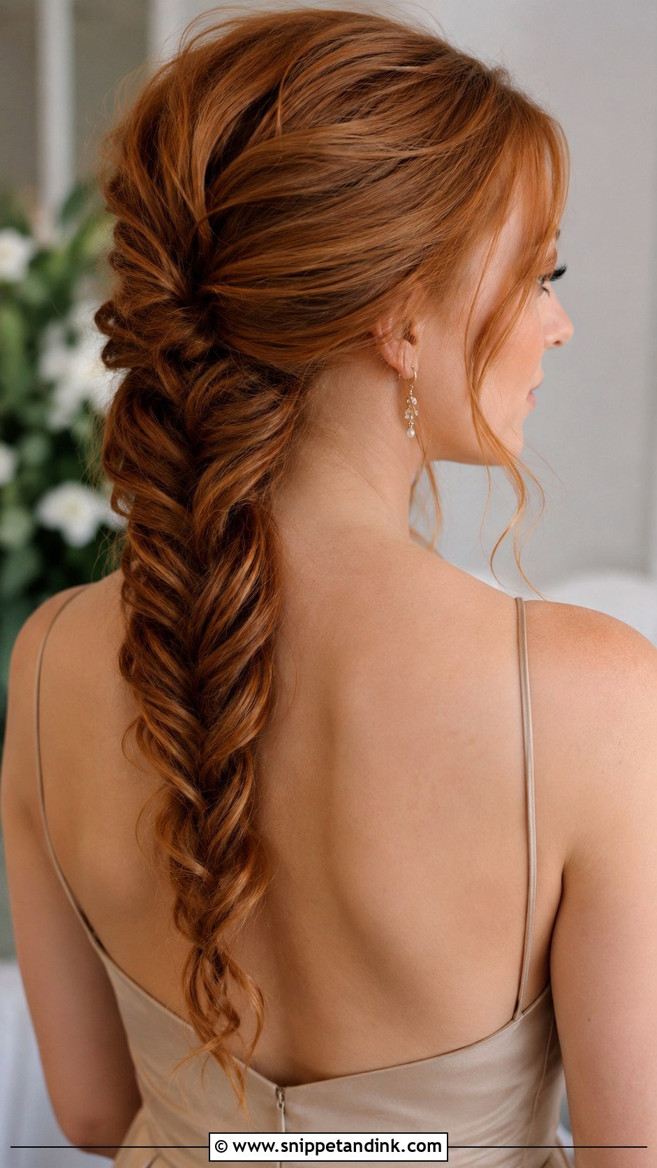 Fishtail Braid Bridesmaid Hairstyle - Snippet and Ink - 20 Bridesmaid Hairstyles Braids
