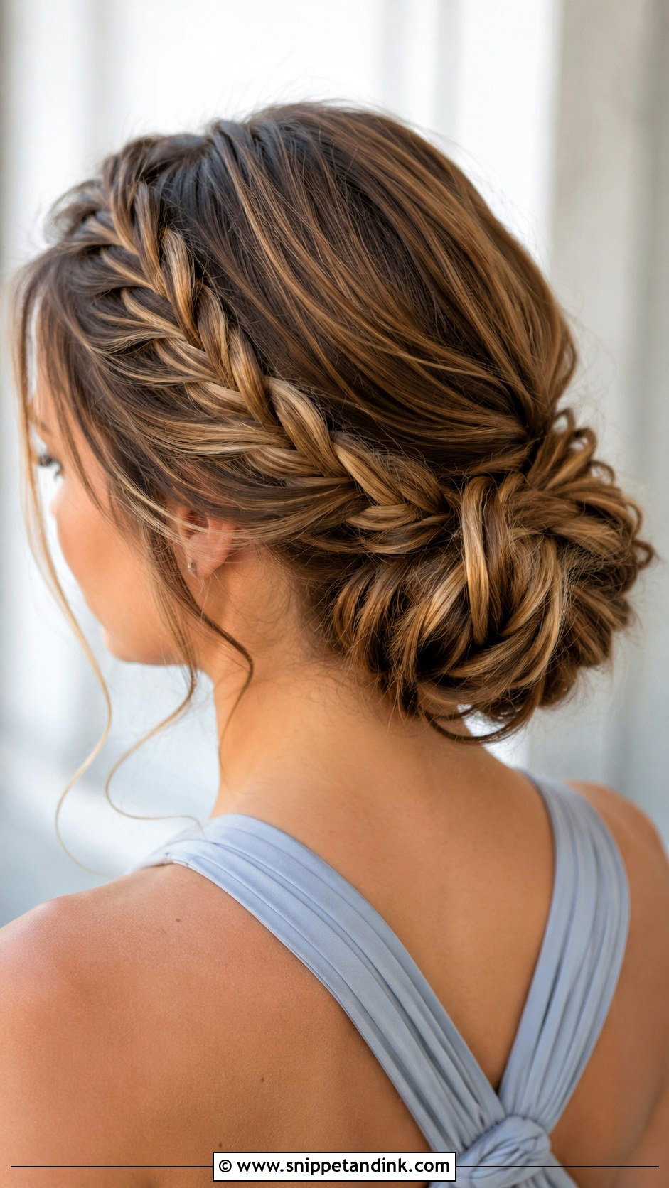 Fishtail Braid Bridesmaid Updo - Snippet and Ink - 20 Bridesmaid Up Do Hairstyles