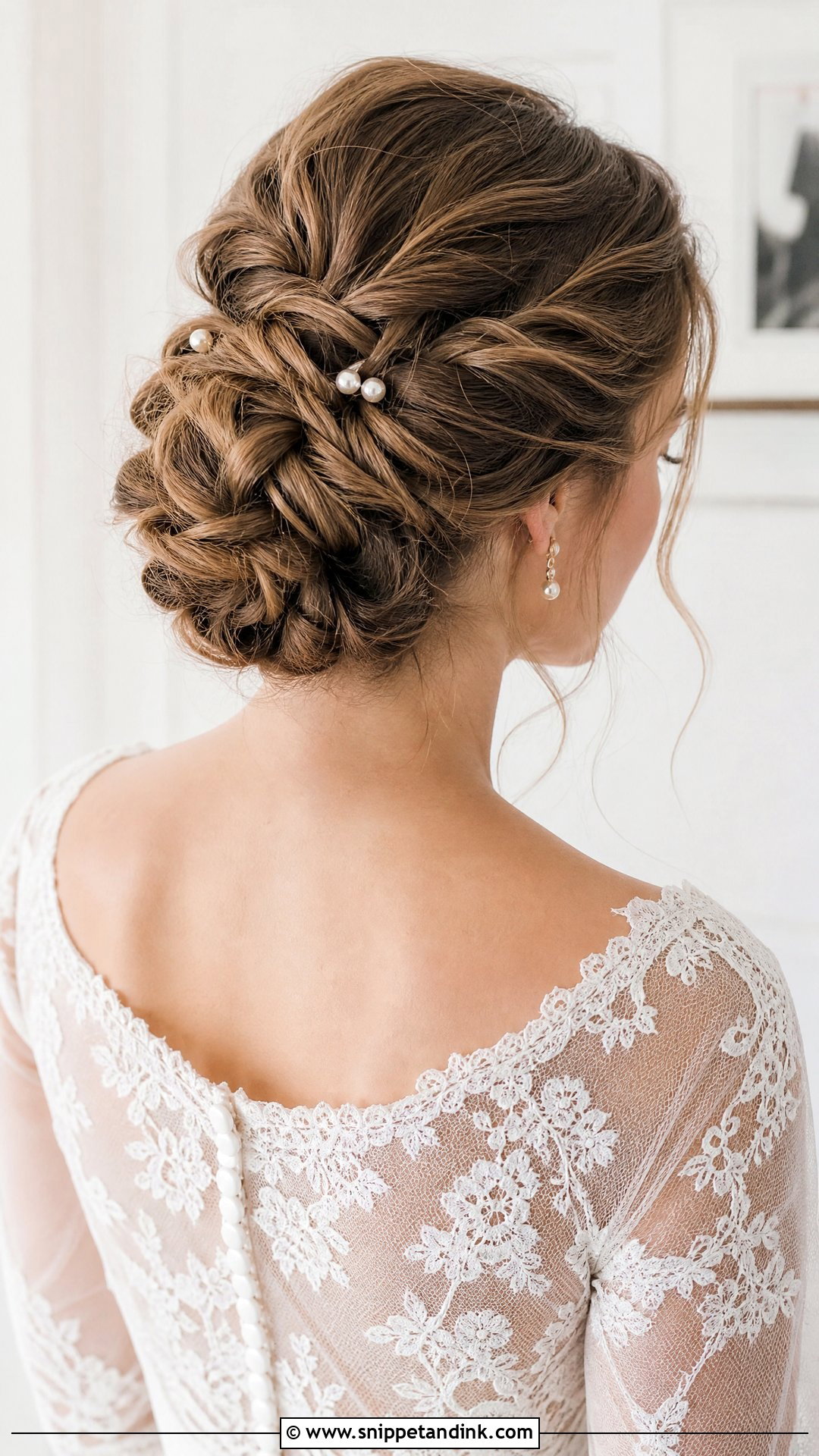 Fishtail Braid Bun for Brides - Snippet and Ink - 20 Bride Bun Hairstyle Ideas