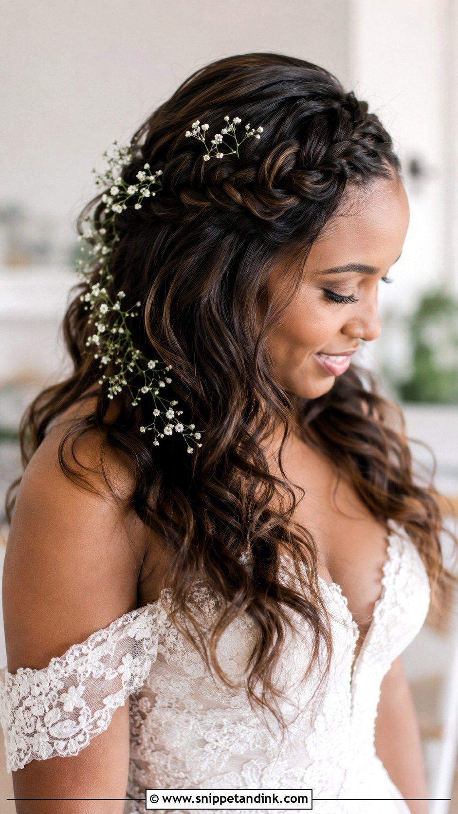 Fishtail Braid Crown for Boho Brides - Snippet and Ink - 20 Braided Wedding Hairstyles Black Women