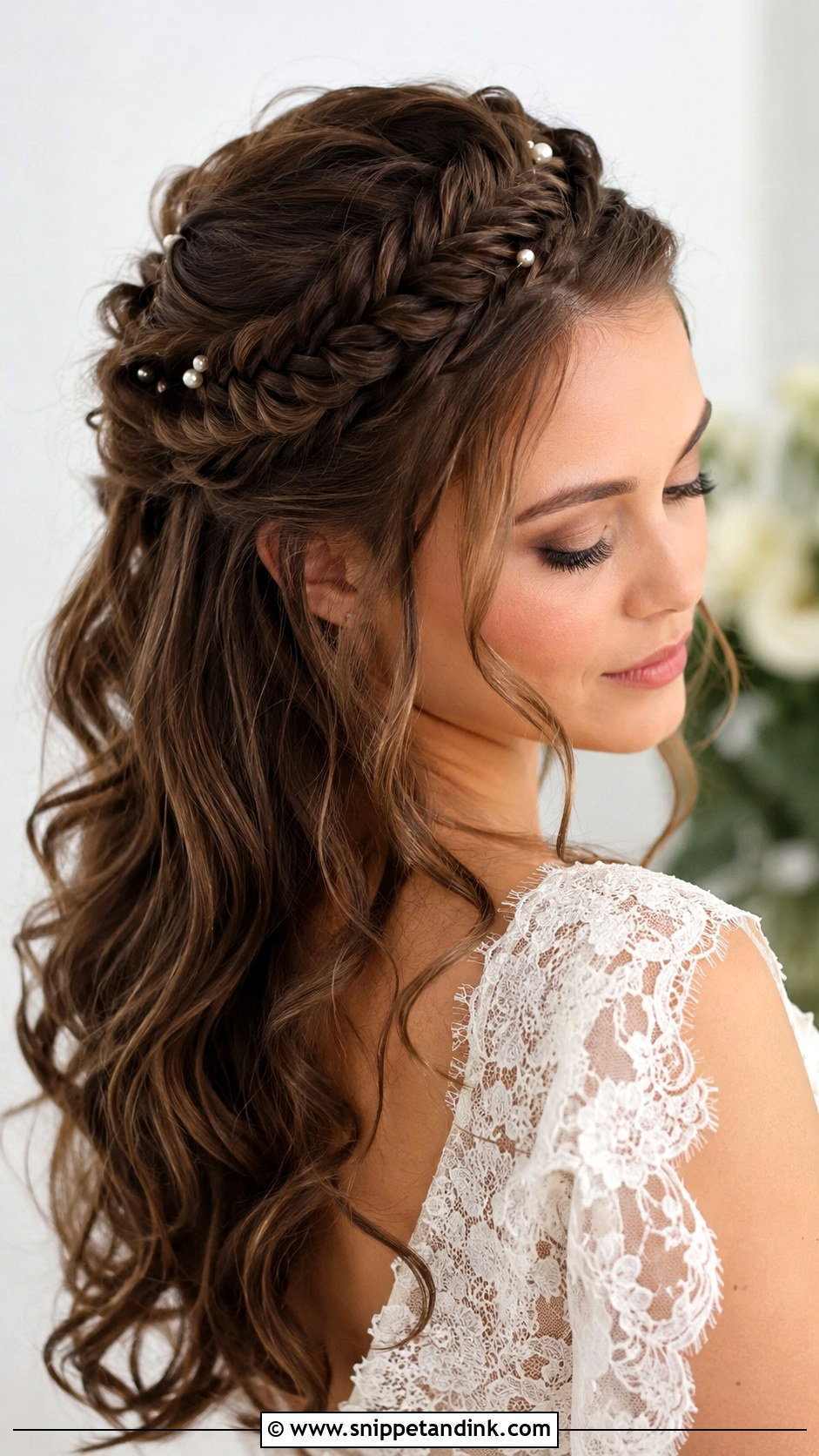 Fishtail Braid Crown for Long Hair - Snippet and Ink - 25 Bridal Braids for Long Hair