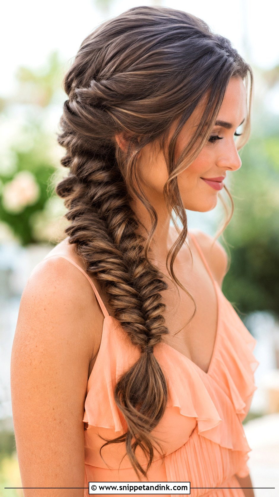 Fishtail Braid Hairstyle - Snippet and Ink - 15 Hairstyles for Summer Wedding