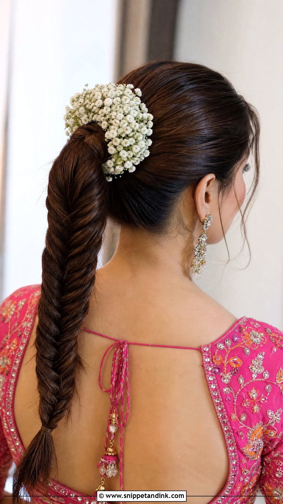 Fishtail Braid Ponytail - Snippet and Ink - 20 Fishtail Braid Hairstyles Indian Wedding