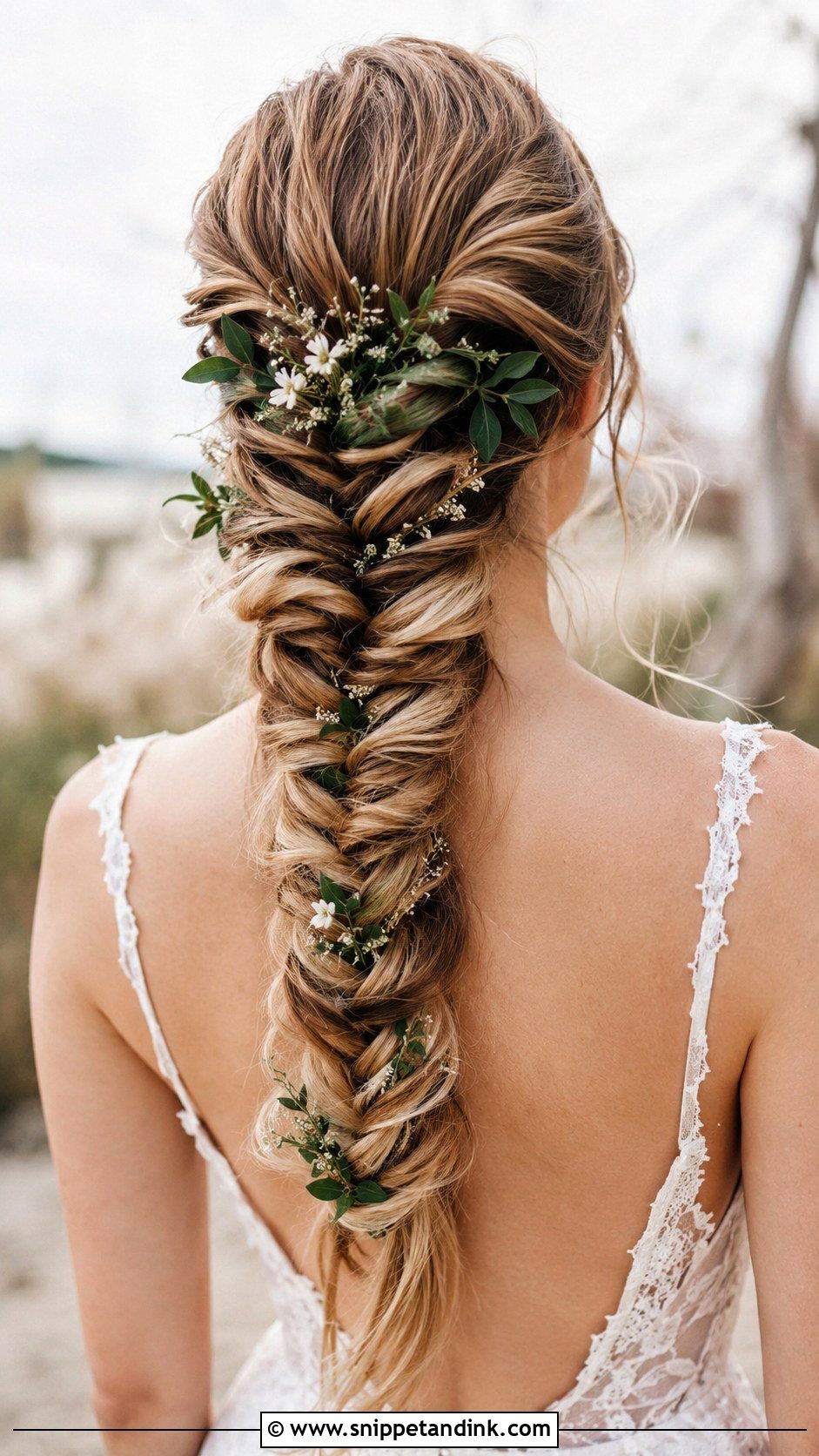 Fishtail Braid Ponytail - Snippet and Ink - 25 Bride Ponytail Hairstyles