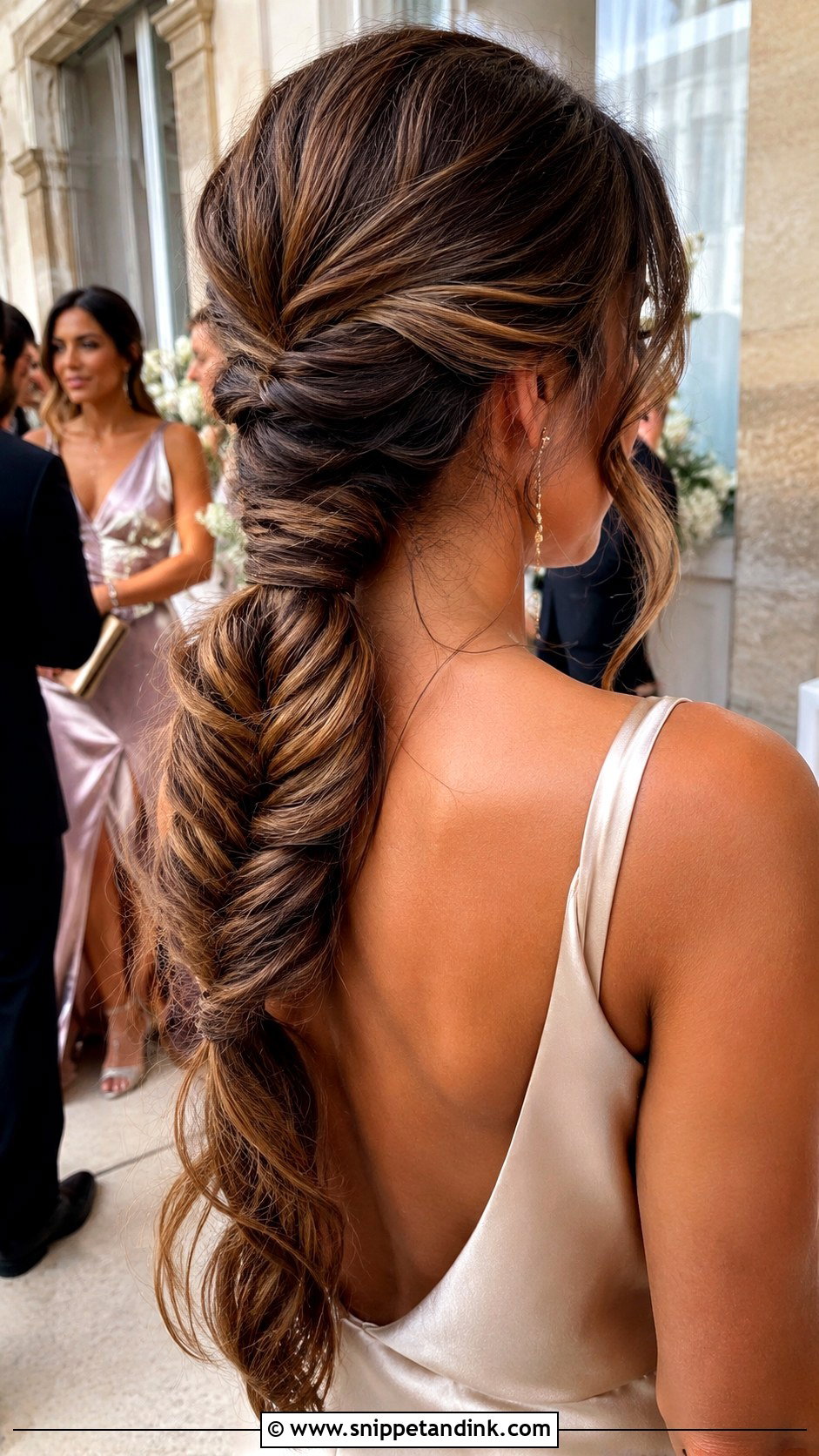 Fishtail Braid Ponytail Wedding Guest - Snippet and Ink - 20 Braided Hairstyles Wedding Guest