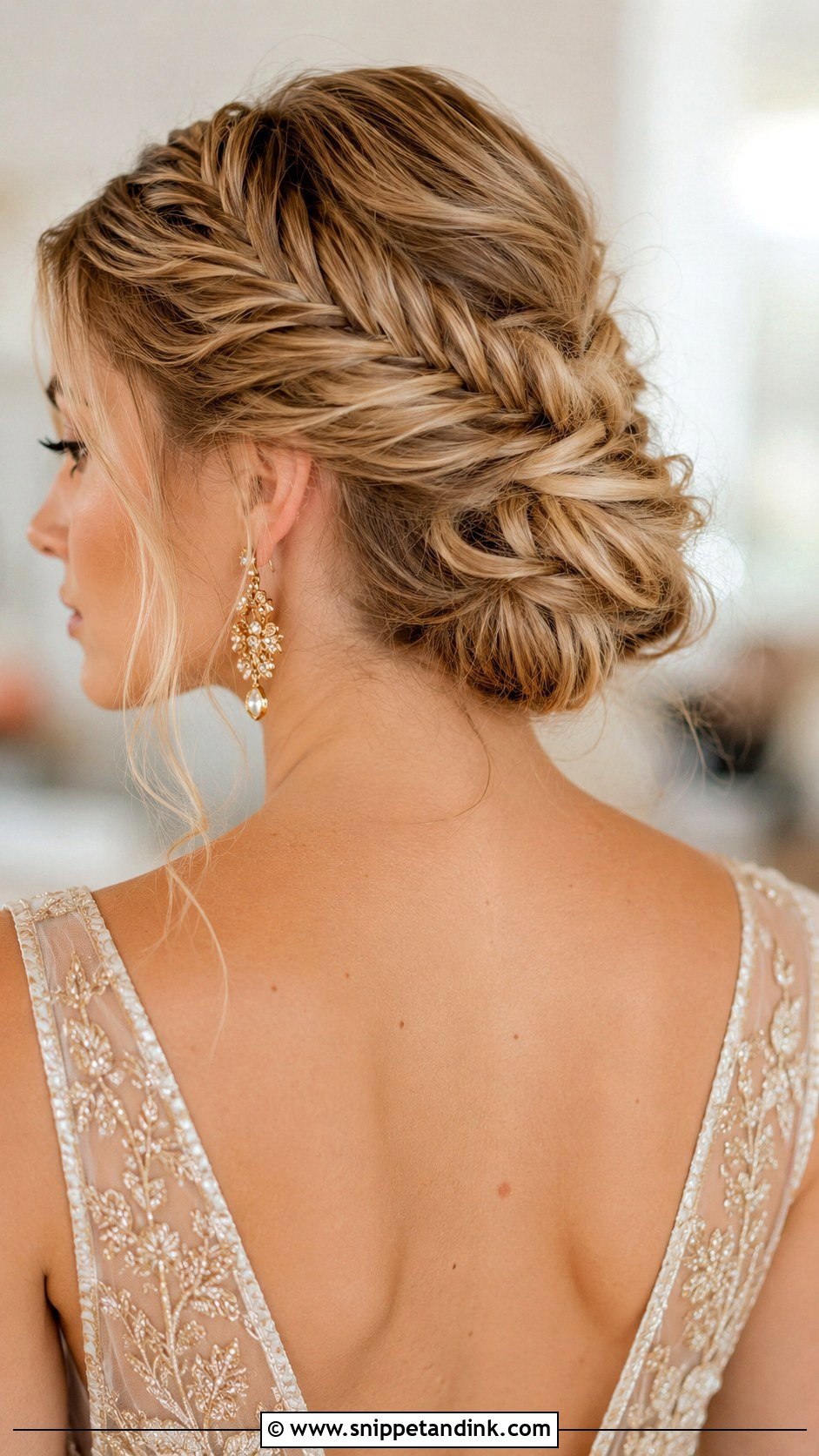Fishtail Braid Updo - Snippet and Ink - 20 Black Tie Wedding Guest Hairstyles