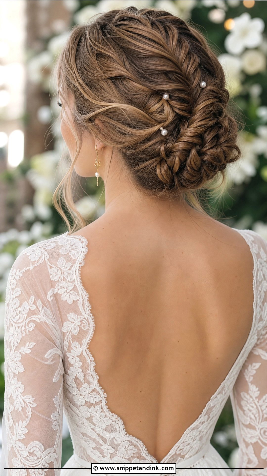Fishtail Braid Updo - Snippet and Ink - 20 Hair Styles for Marriage