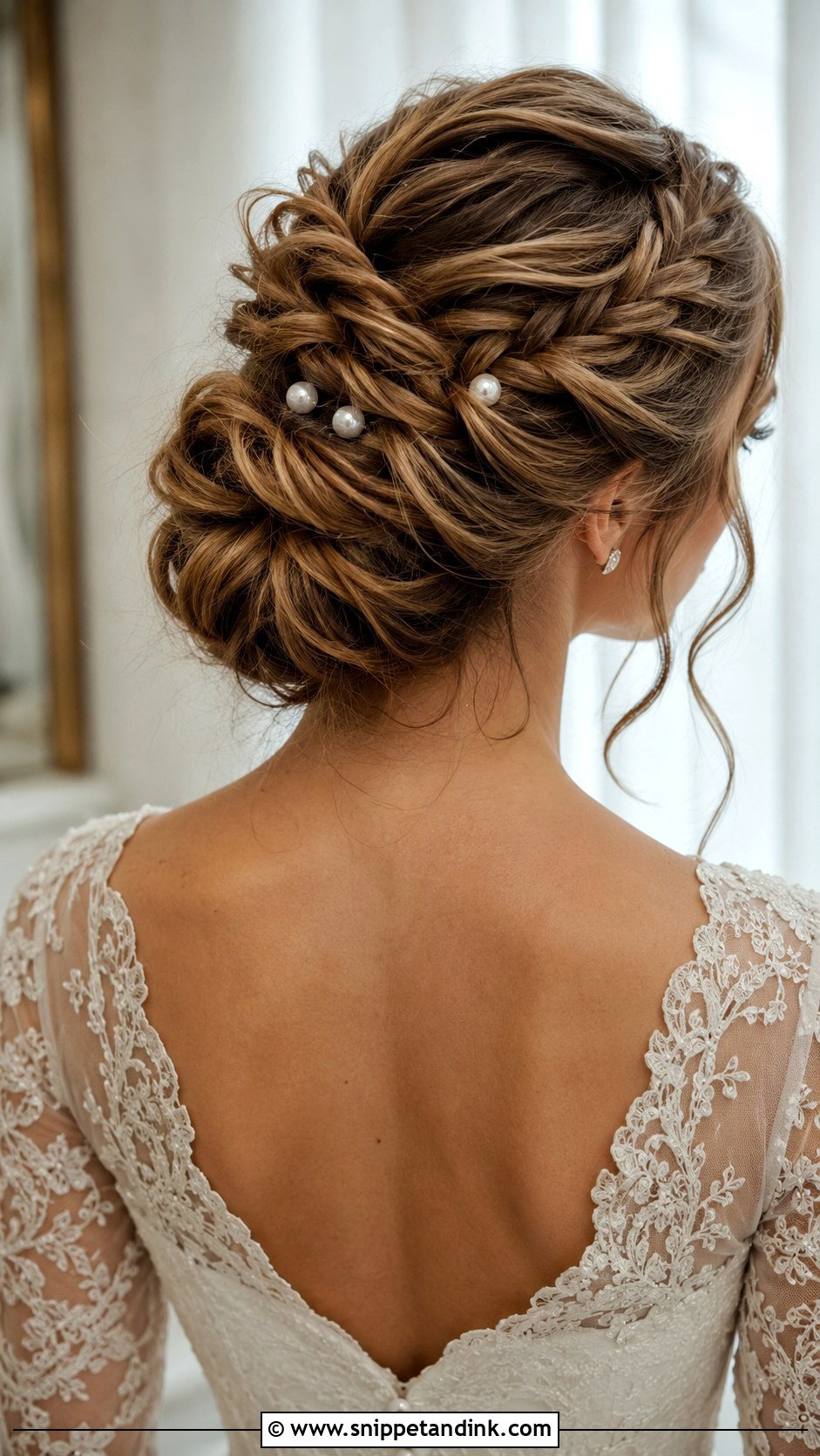 Fishtail Braid Updo - Snippet and Ink - 20 Romantic Wedding Hairstyles