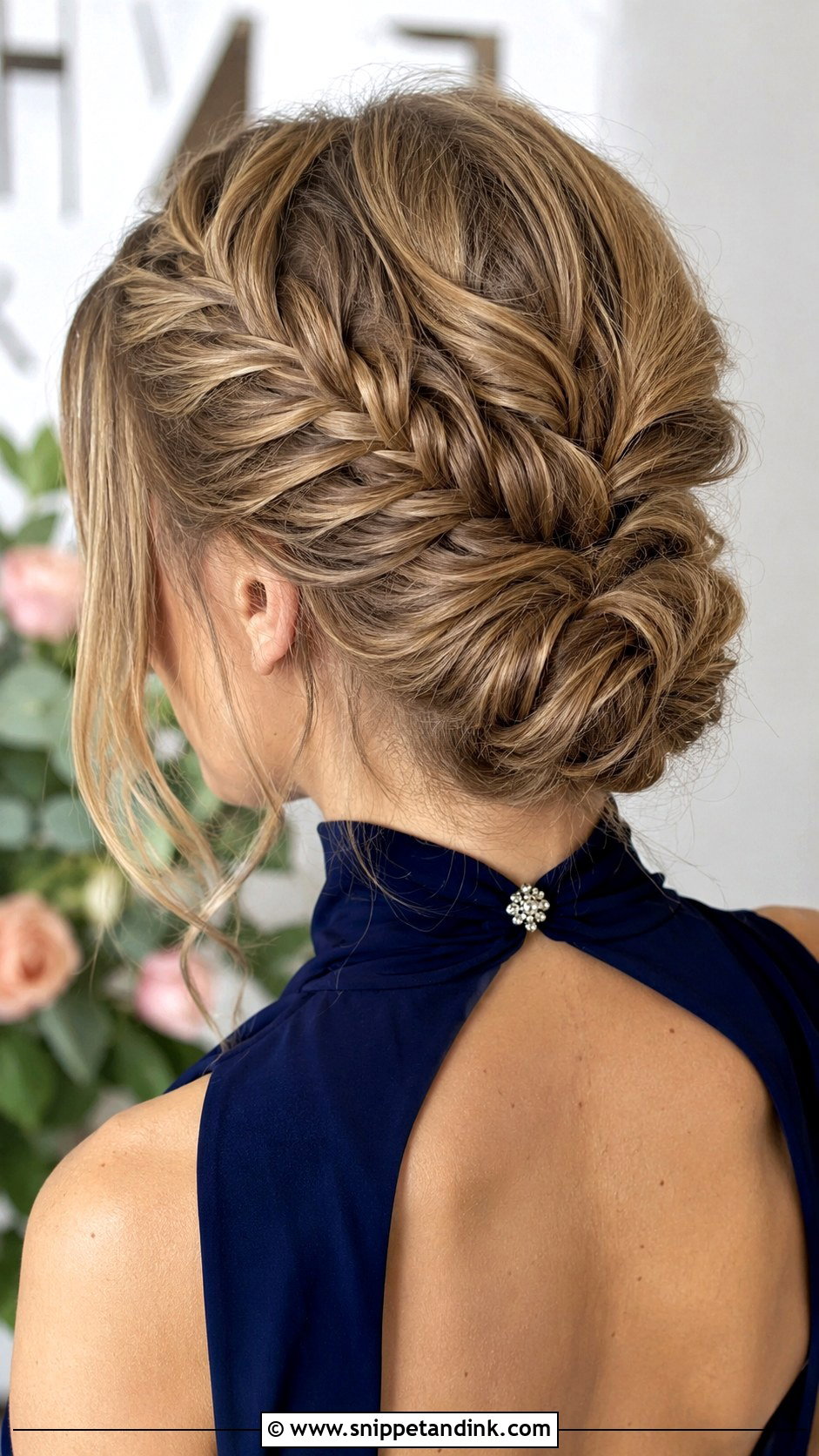Fishtail Braid Updo - Snippet and Ink - 20 Black Tie Wedding Hair Ideas