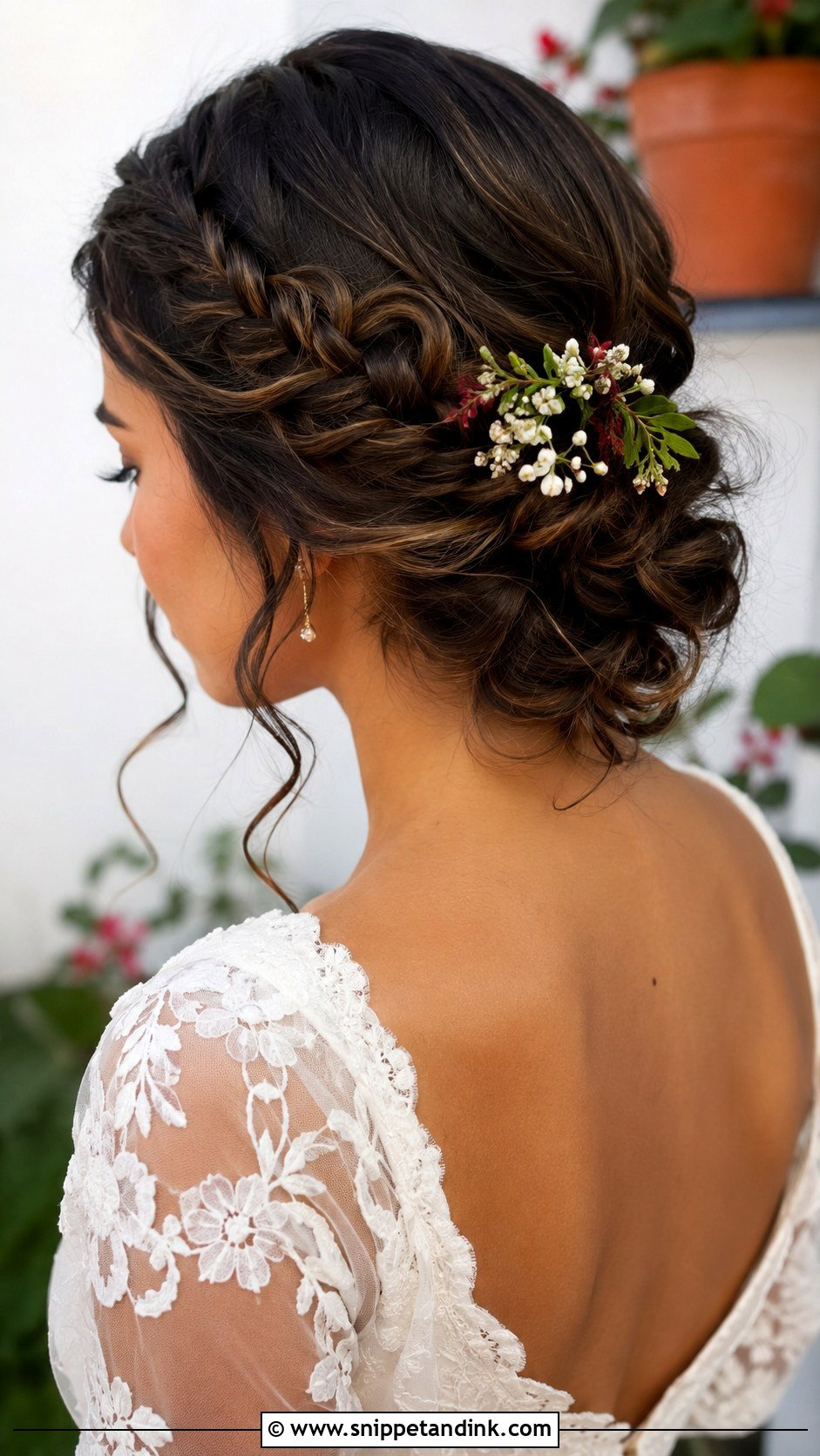 Fishtail Braid Updo - Snippet and Ink - 20 Up Do Wedding Hairstyles