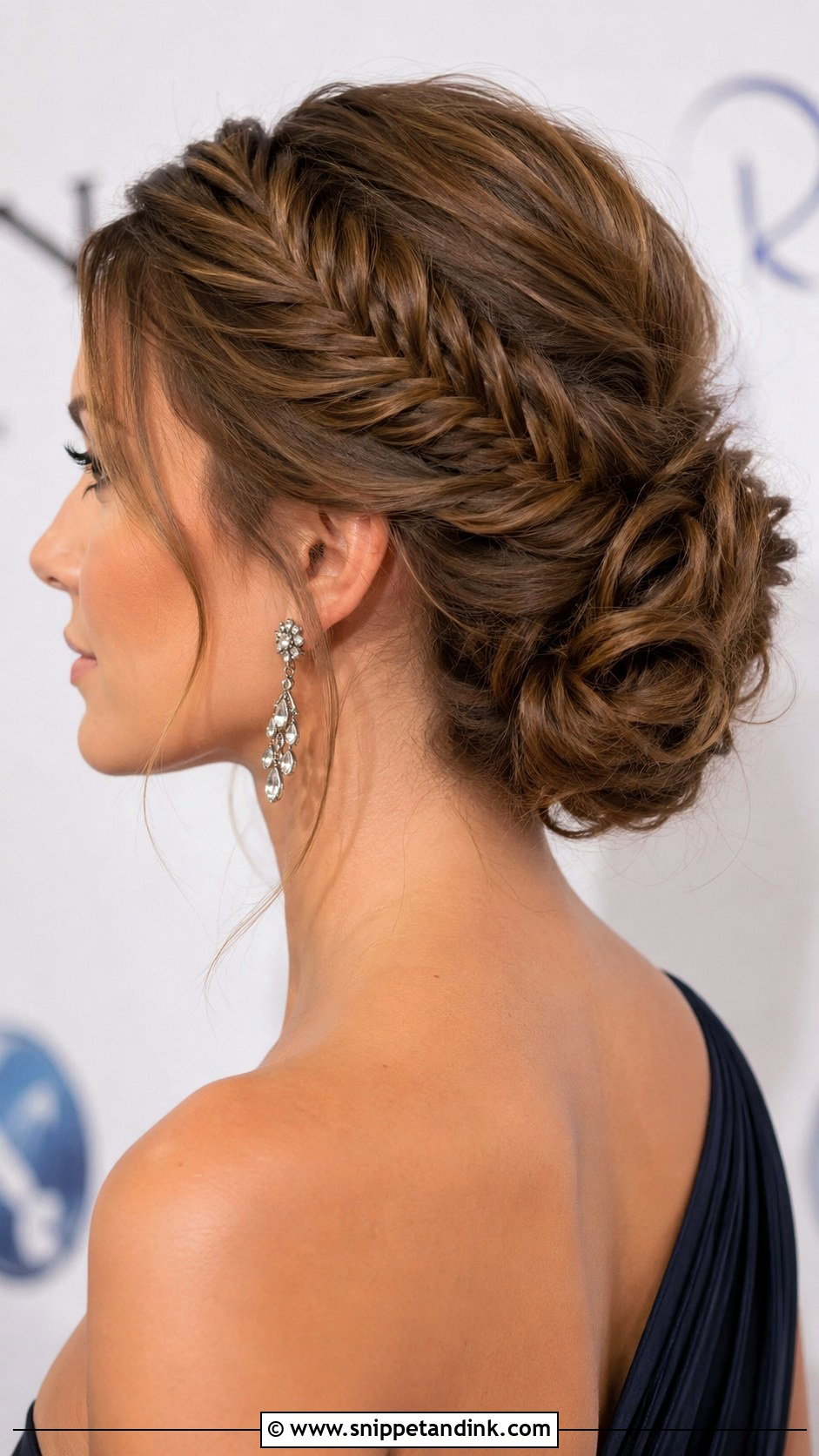 Fishtail Braid Updo - Snippet and Ink - 20 Wedding Guest Braids Hairstyles