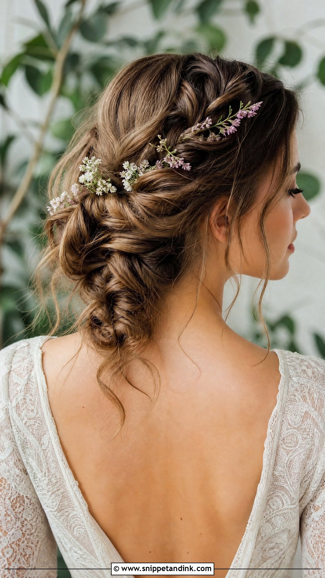 Fishtail Braid Updo - Snippet and Ink - 20 Wedding Haircut Ideas