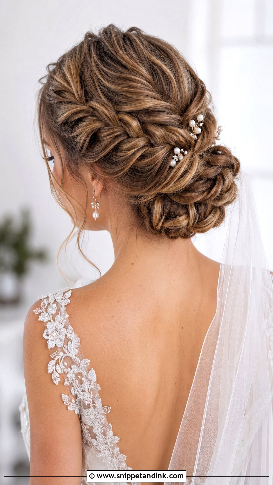 Fishtail Braid Updo - Snippet and Ink - 25 Bridal Hair Braid Ideas