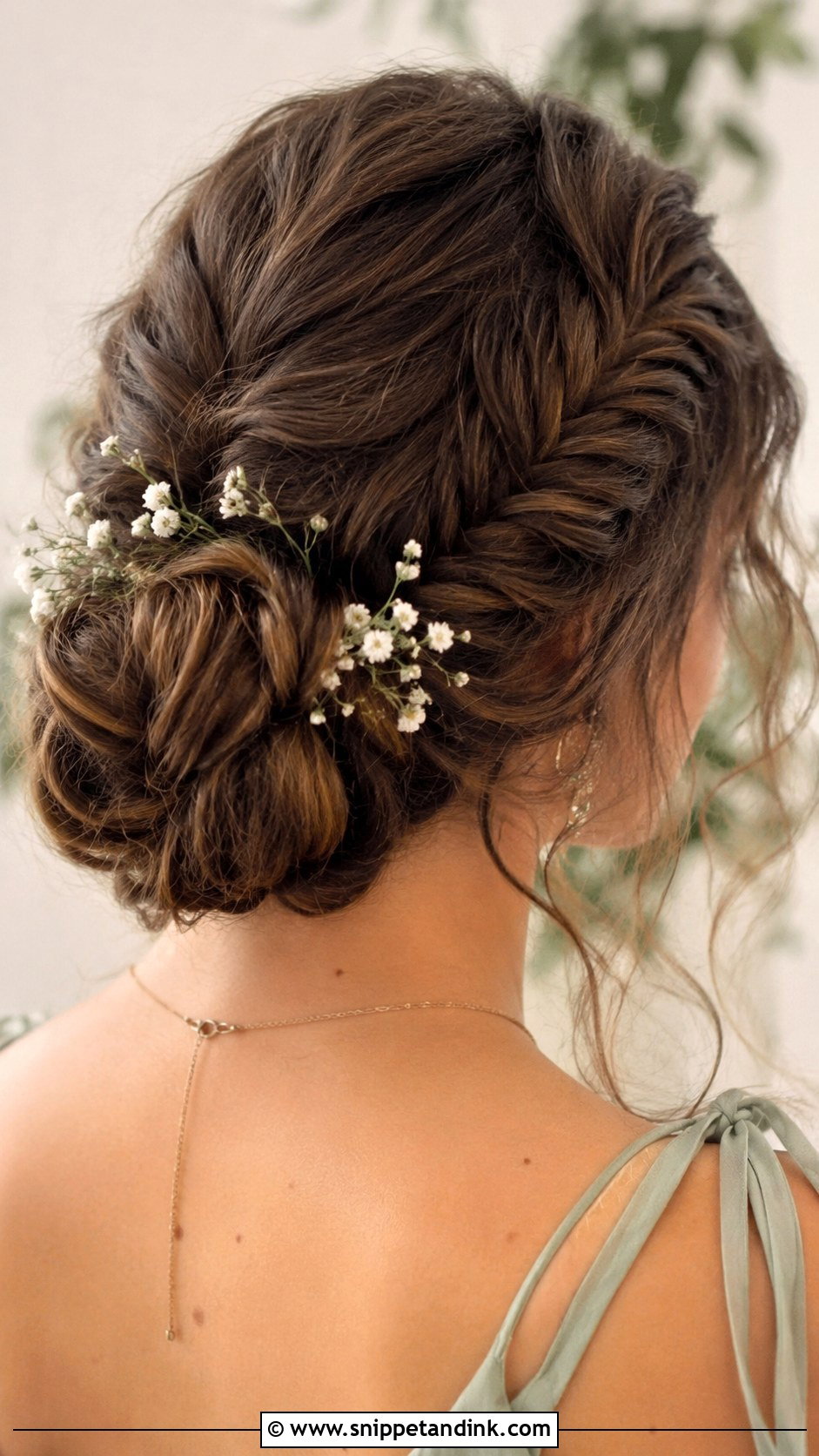 Fishtail Braid Updo - Snippet and Ink - 25 Hair Styles for Wedding Party