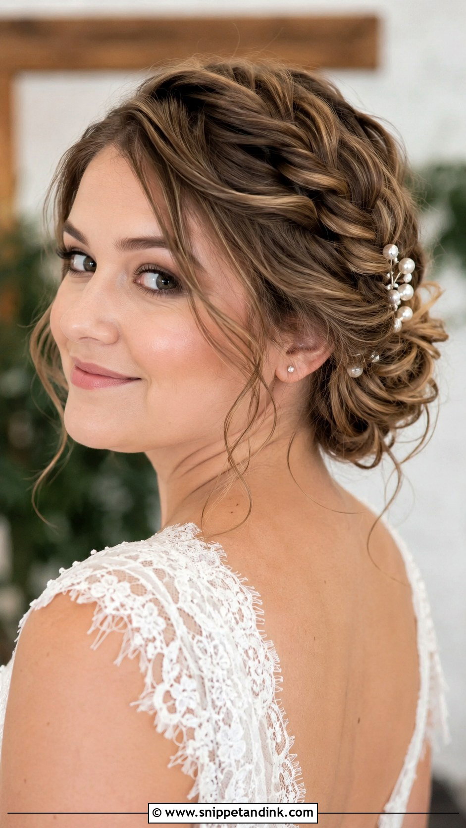 Fishtail Braid Updo - Snippet and Ink - 25 Round Face Hairstyles for Wedding