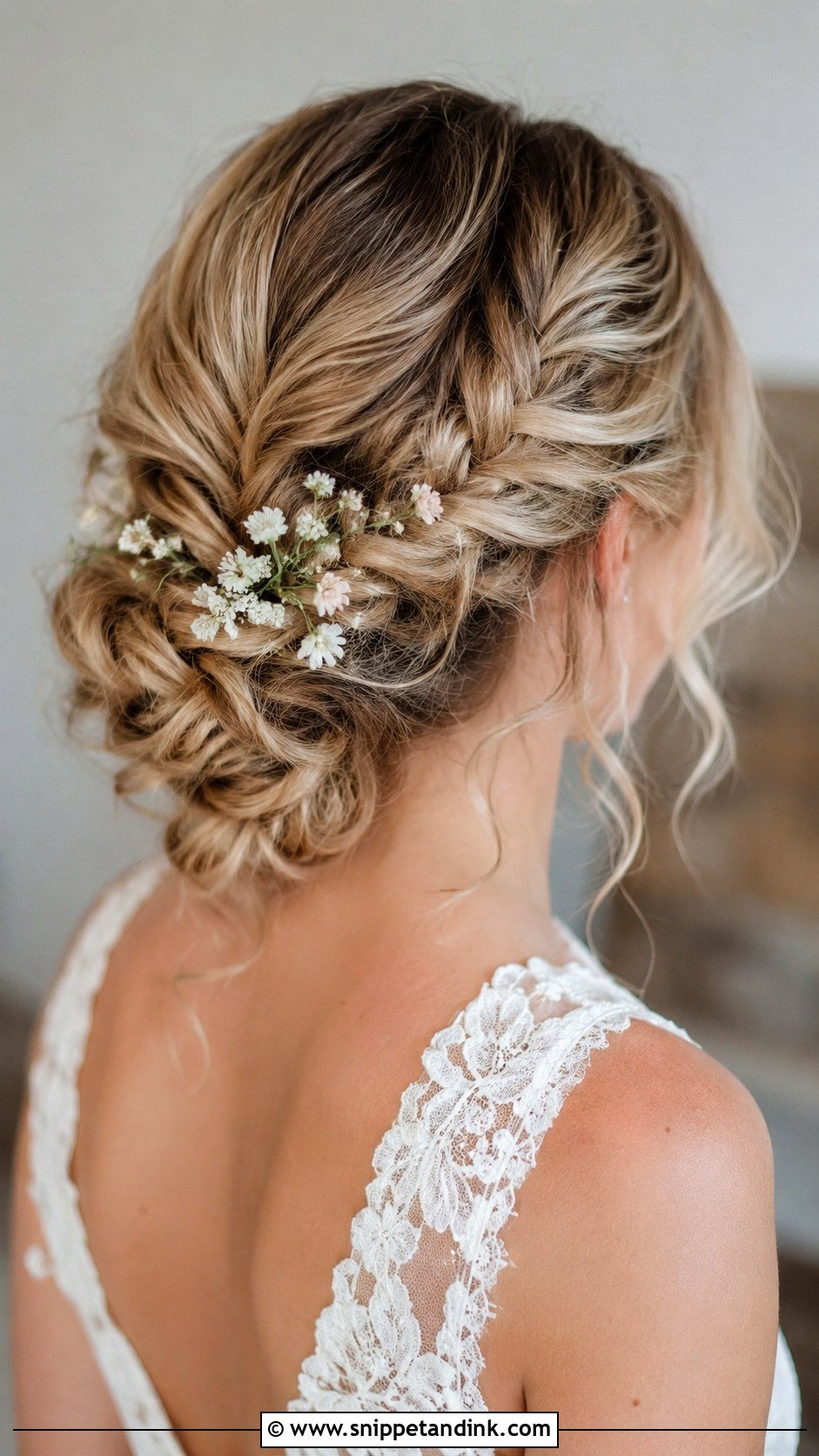 Fishtail Braid Updo - Snippet and Ink - 25 Updo Wedding Hairstyles for Long Hair