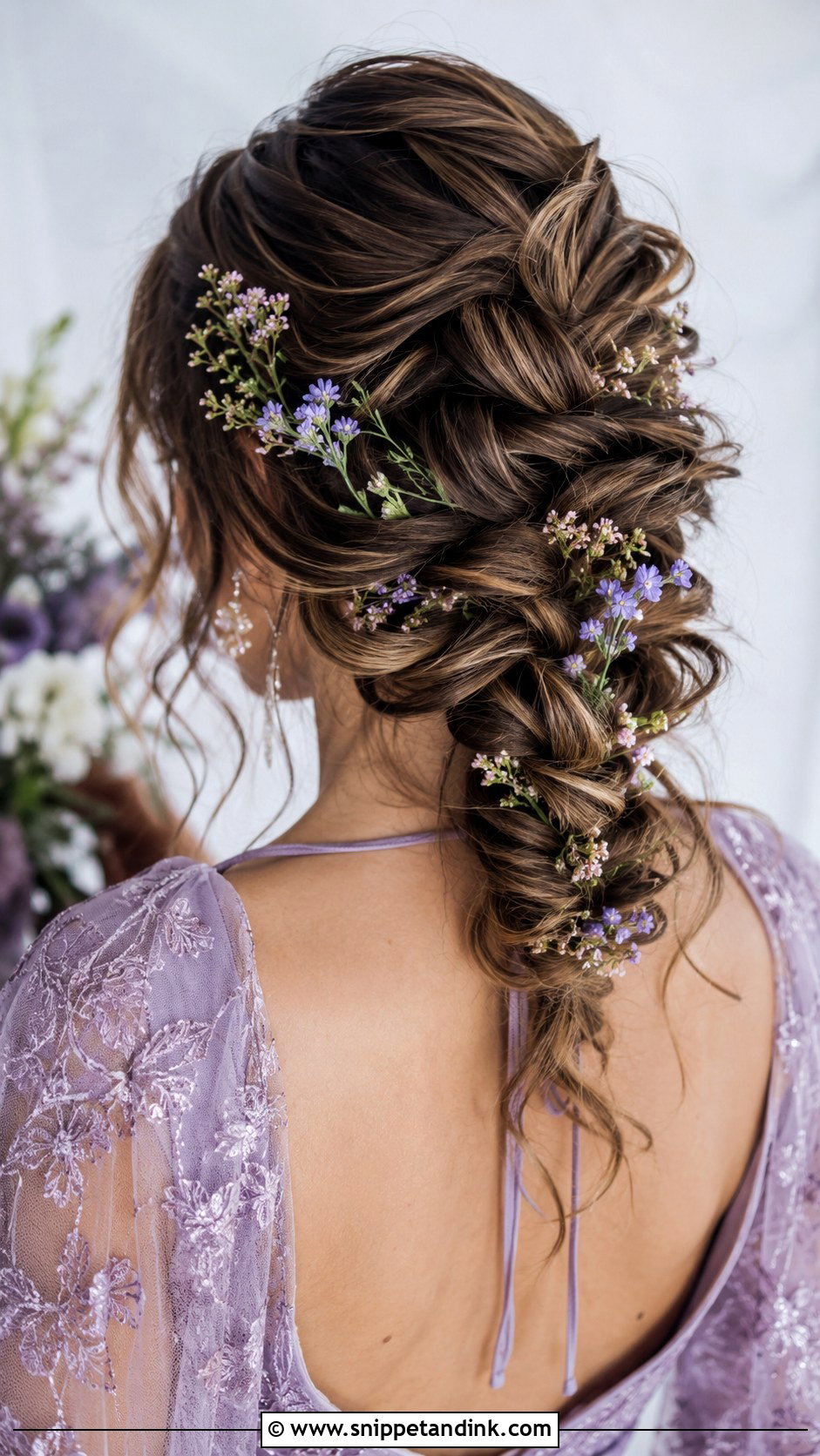 Fishtail Braid Updo - Snippet and Ink - 25 Wedding Party Hairstyles