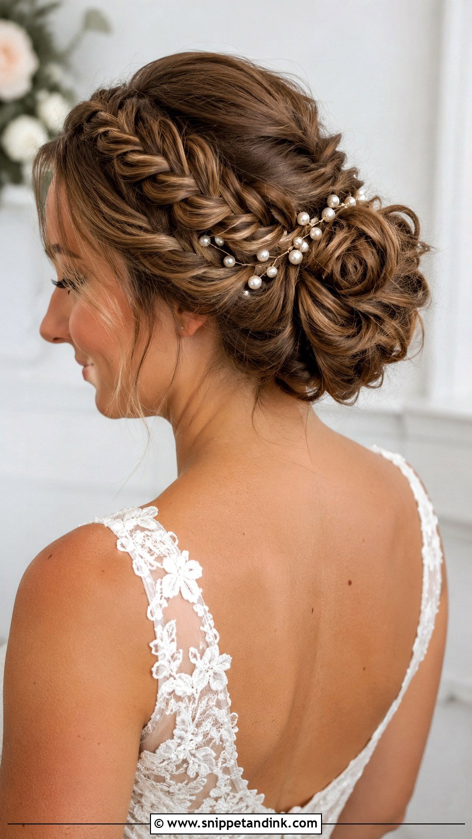 Fishtail Braid Updo - Snippet and Ink - 30 Bridal Braids