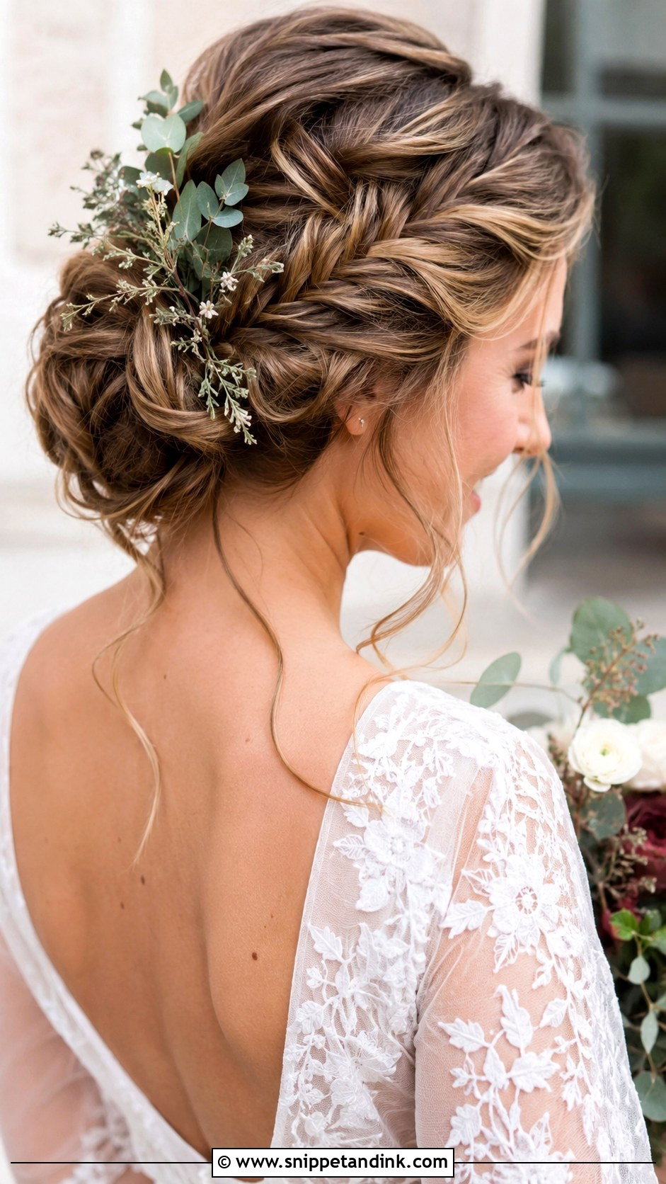 Fishtail Braid Updo - Snippet and Ink - 30 Hairstyles for Bride