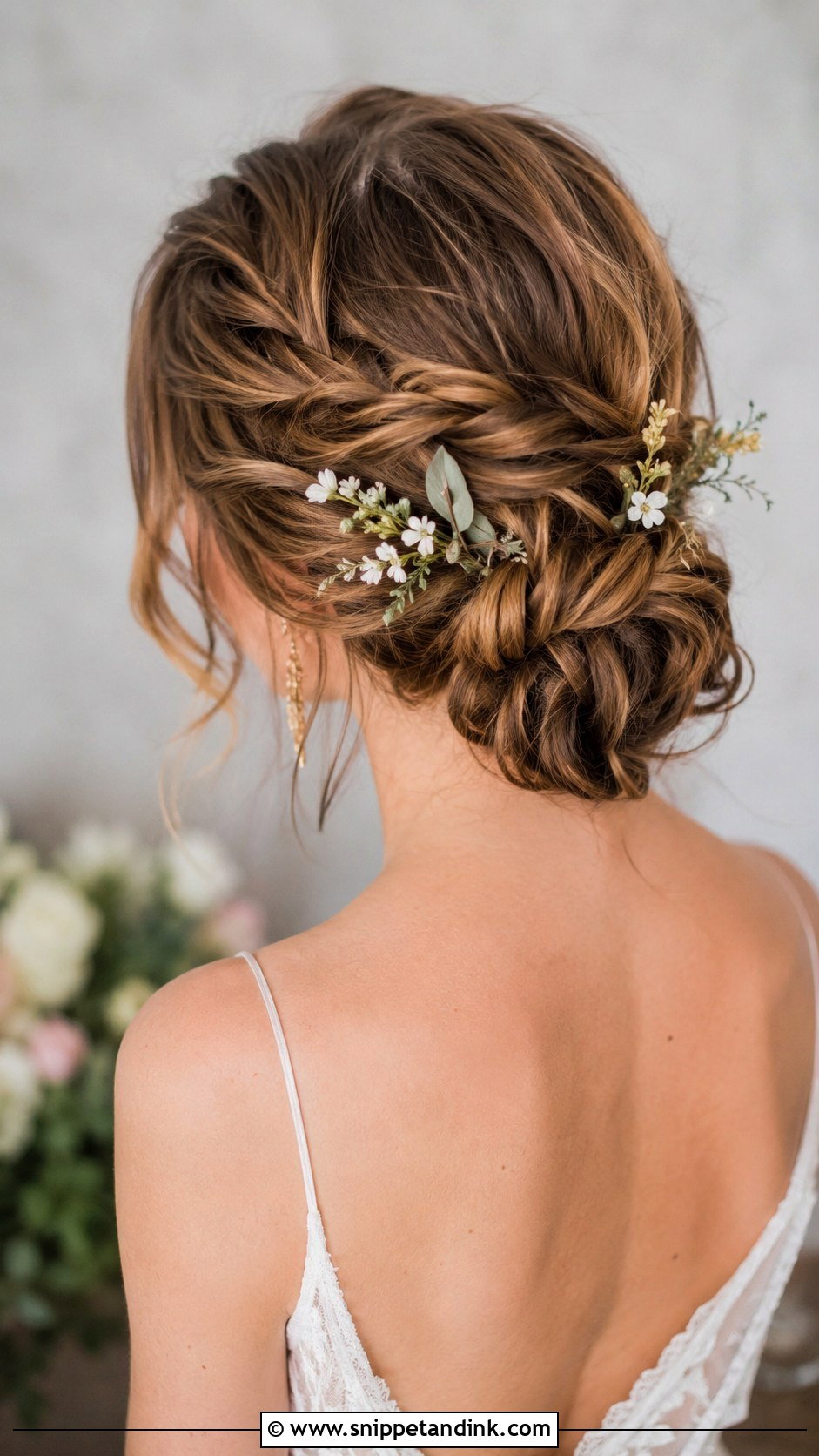 Fishtail Braid Updo - Snippet and Ink - 30 Simple Wedding Hair Ideas