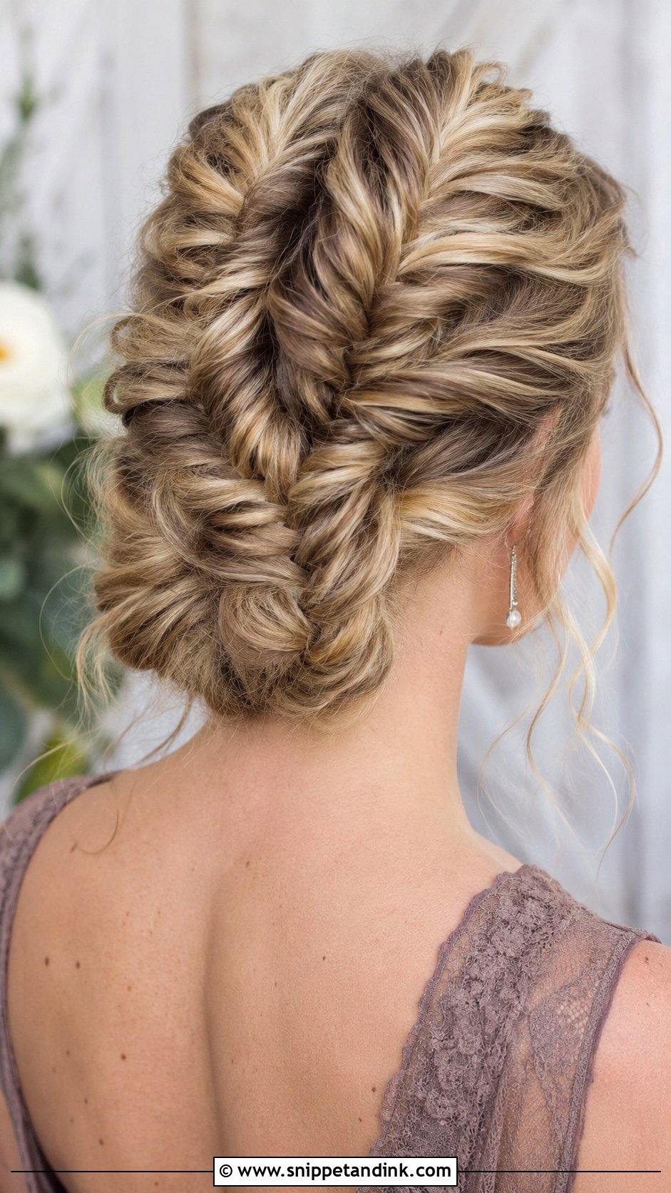 Fishtail Braid Updo - Snippet and Ink - 30 Wedding Guest Updo Hairstyles